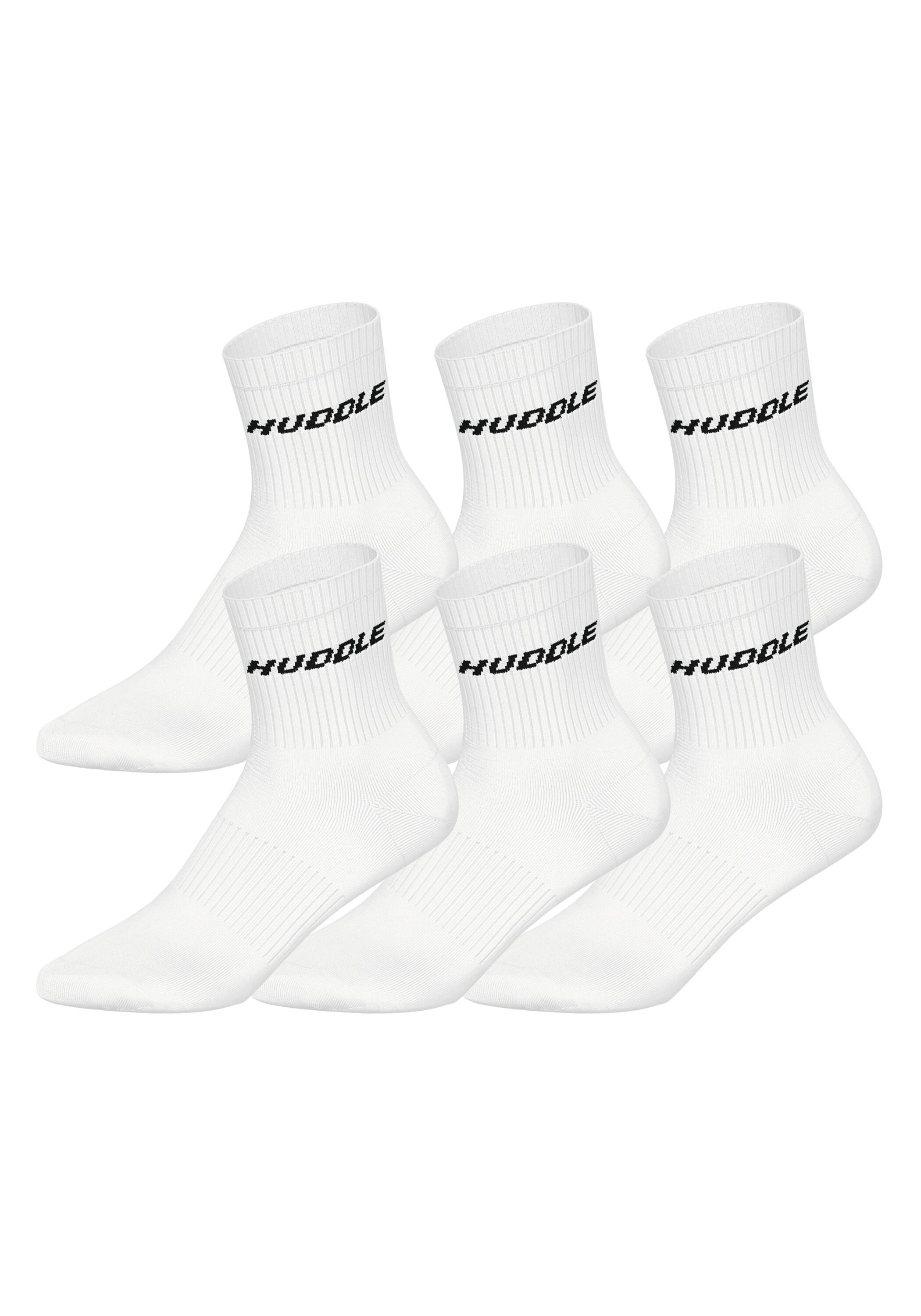 HUDDLE Kurzsocken "Socken HUDDLE 6pk Short Crew Socks 6er Pack" 6 Paar tlg.