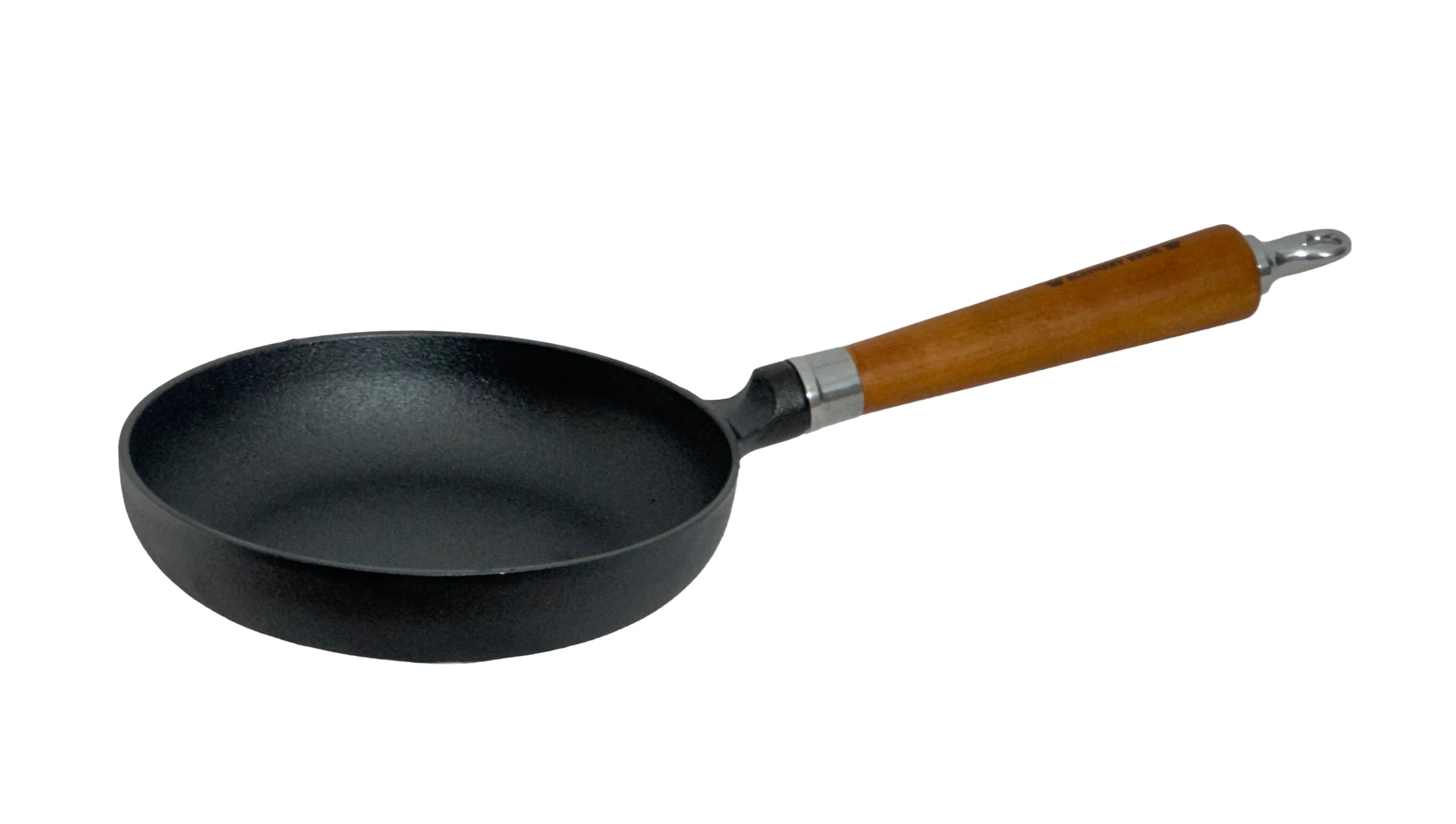 Bratpfanne RONNEBY BRUK "Maestro, hoch, Ø 20 cm, mit Holzgriff", schwarz, mit buchenholzgriff, B:20cm H:9cm L:44cm, Pfannen, Bratpfanne
