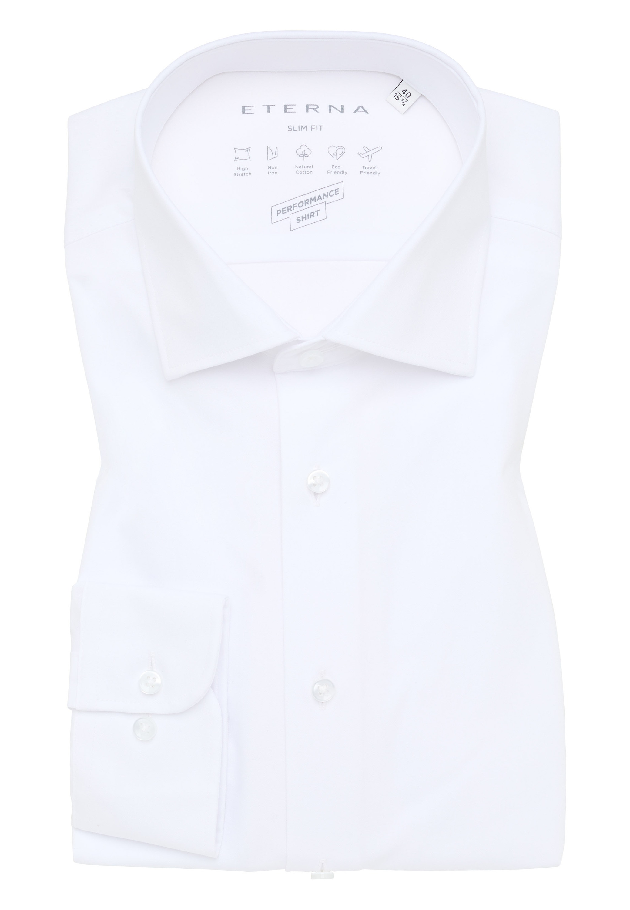 Eterna Langarmhemd »SLIM FIT«, NON IRON (bügelfrei)
