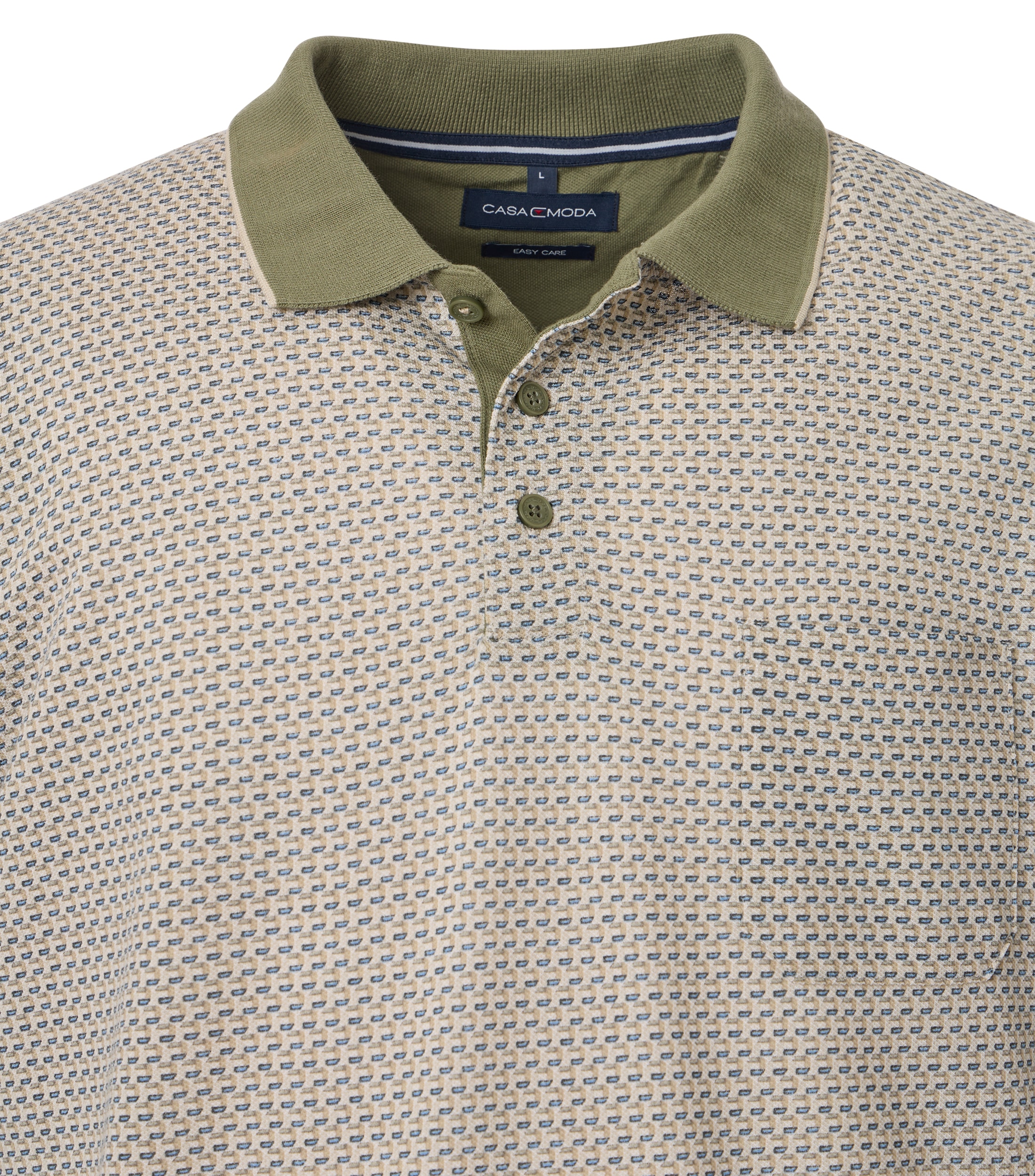 CASAMODA Poloshirt »CASAMODA Polo-Shirt Print«