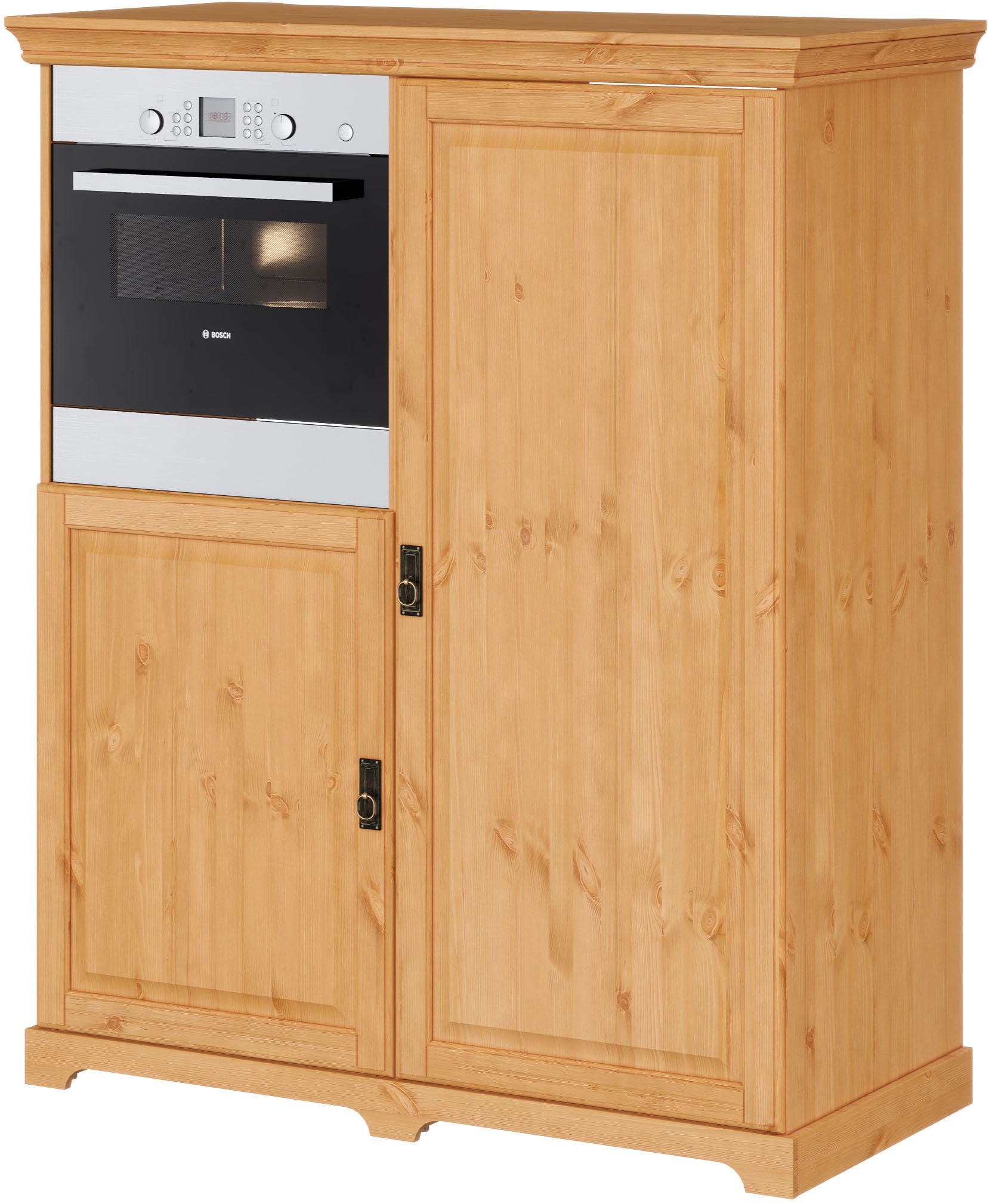 Home affaire Backofen/Kühlumbauschrank "Rügen", Breite 127 cm, Kiefer massi günstig online kaufen