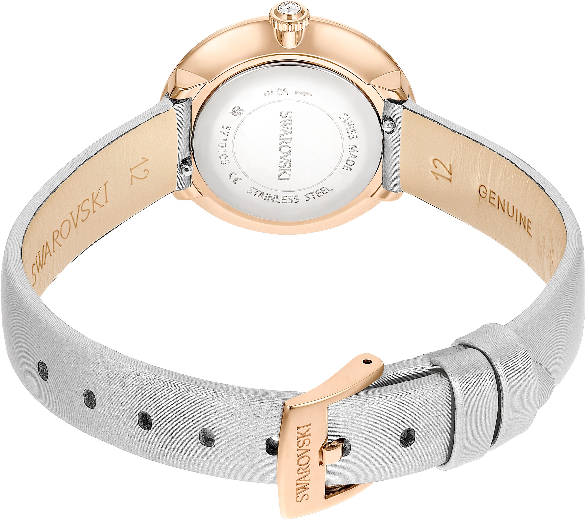 Swarovski Quarzuhr »MATRIX TENNIS«, Armbanduhr, Damenuhr, Swiss Made, Lederarmband, analog