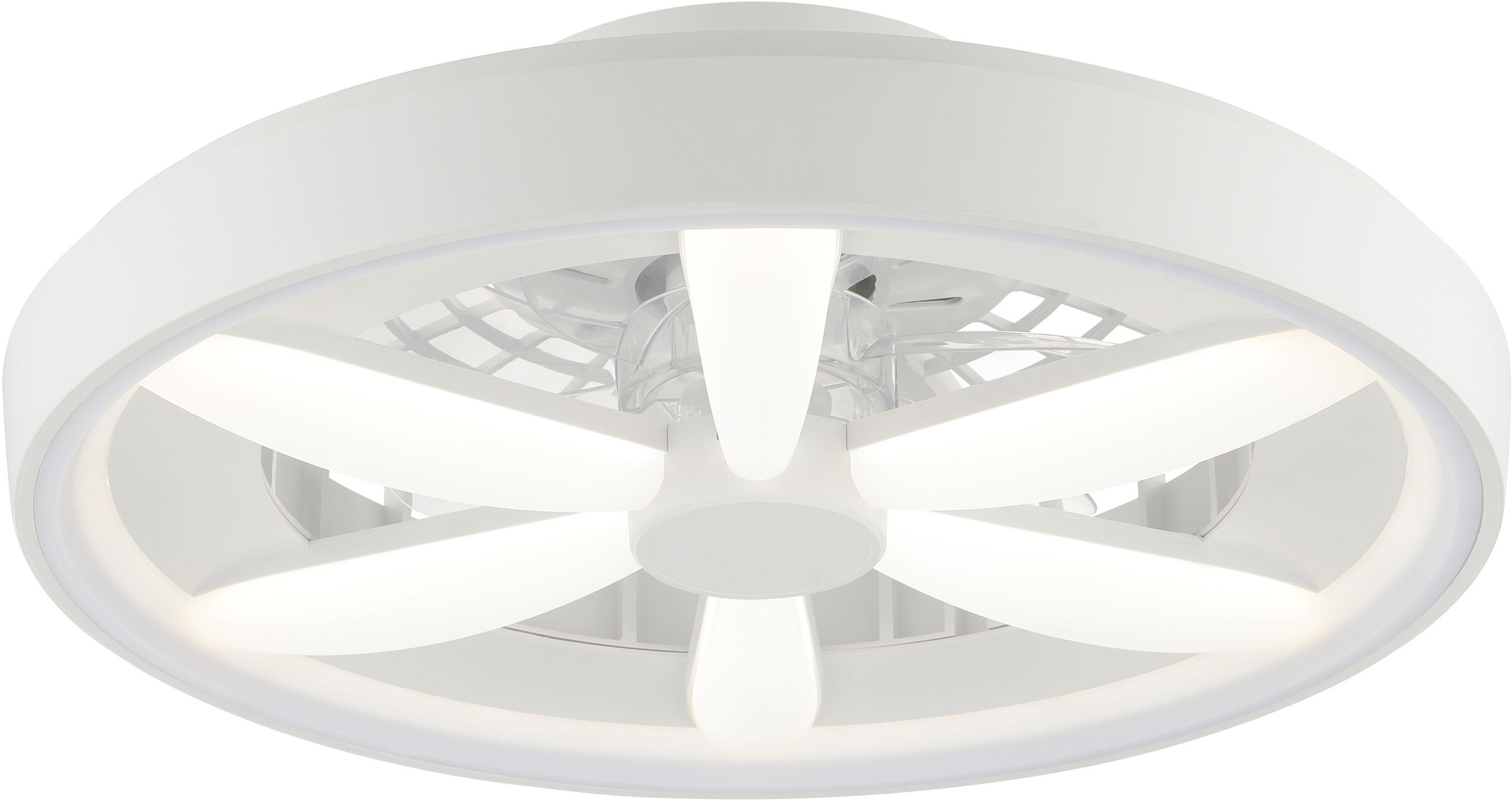Hanseatic LED Deckenleuchte »DLV2205«, 1 flammig, Leuchtmittel LED-Modul | LED fest integriert, LED Ventilator, Ø 48 cm, 6400 lm, dimmbar, Fernbedienung