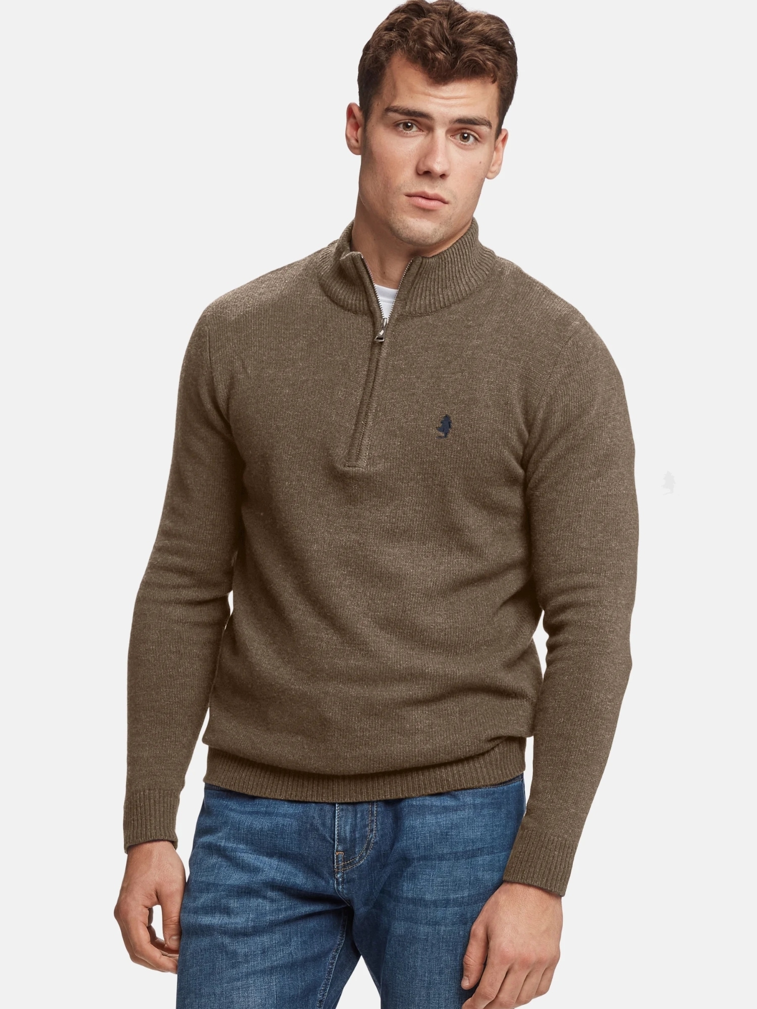 MCS Rundhalspullover »MCS Pullover MCAxel«