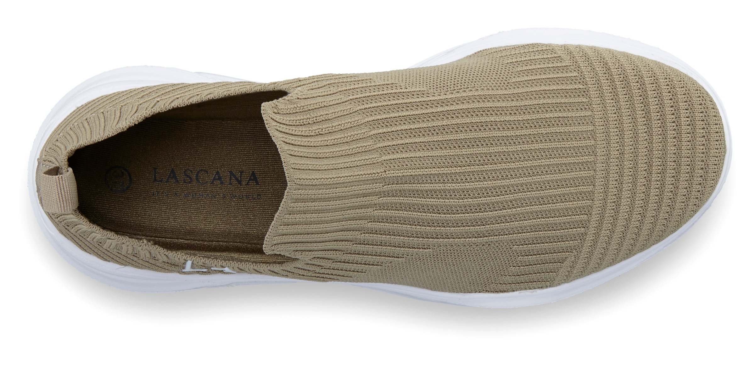 LASCANA Slip-On Sneaker Olive 40 2