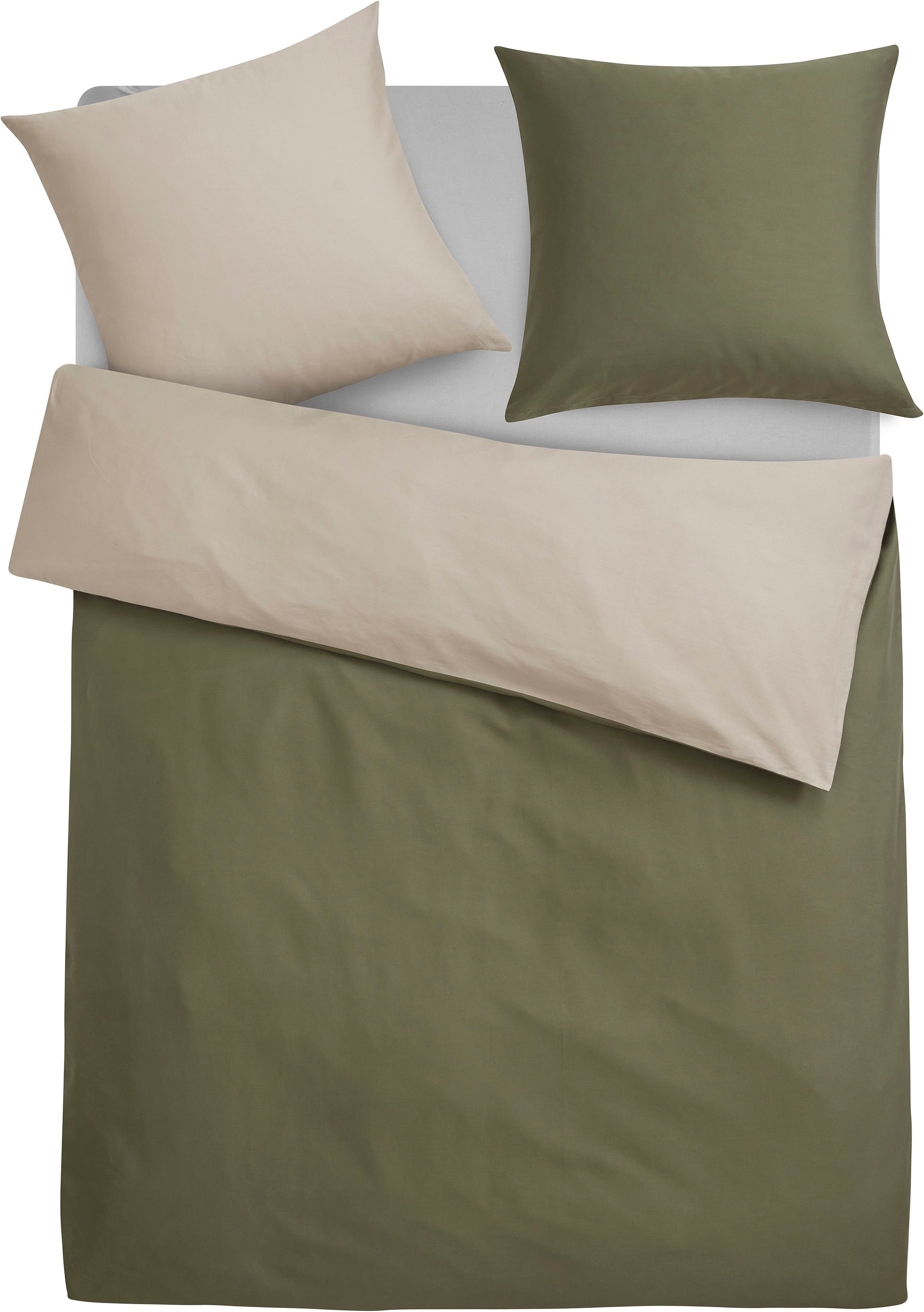 OTTO home Bettwäsche "Mila2" 2 Stk. tlg. Mako-Satin aus 100% Baumwolle, Grö günstig online kaufen