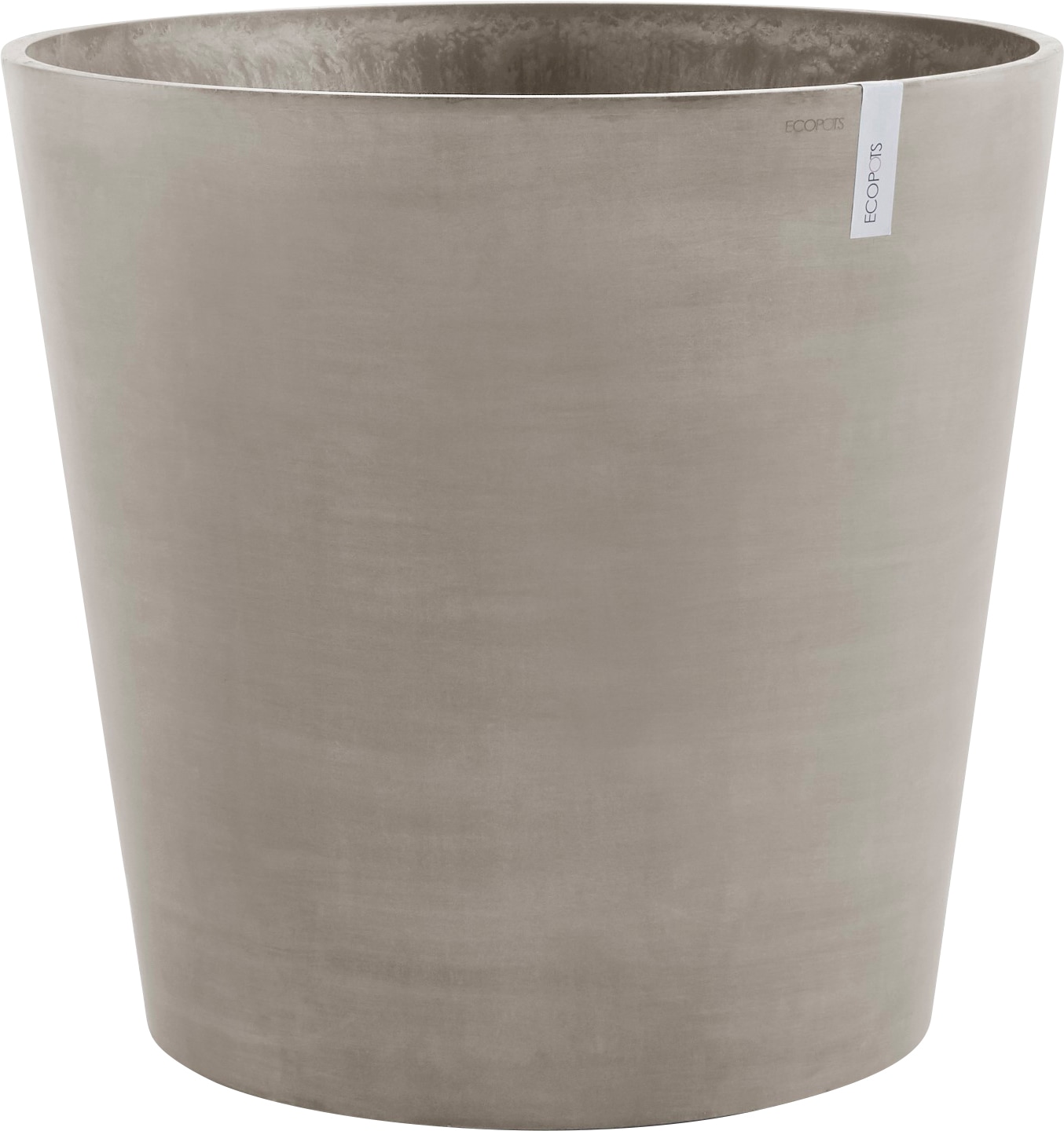 ECOPOTS Blumentopf »AMSTERDAM WHEELS Taupe«, BxTxH: 60x60x56 cm