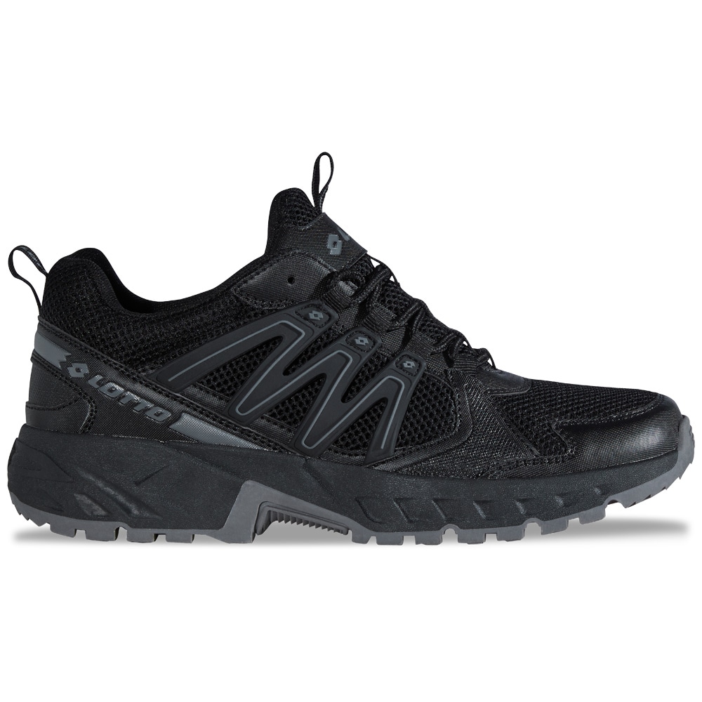 LOTTO Damen Trekkingschuh, Gr. 42schwarz, Kunstfaser, Synthetik, mehrfarbig, Schuhe, - Flexkerben für einen natürlichen Bewegungsablauf