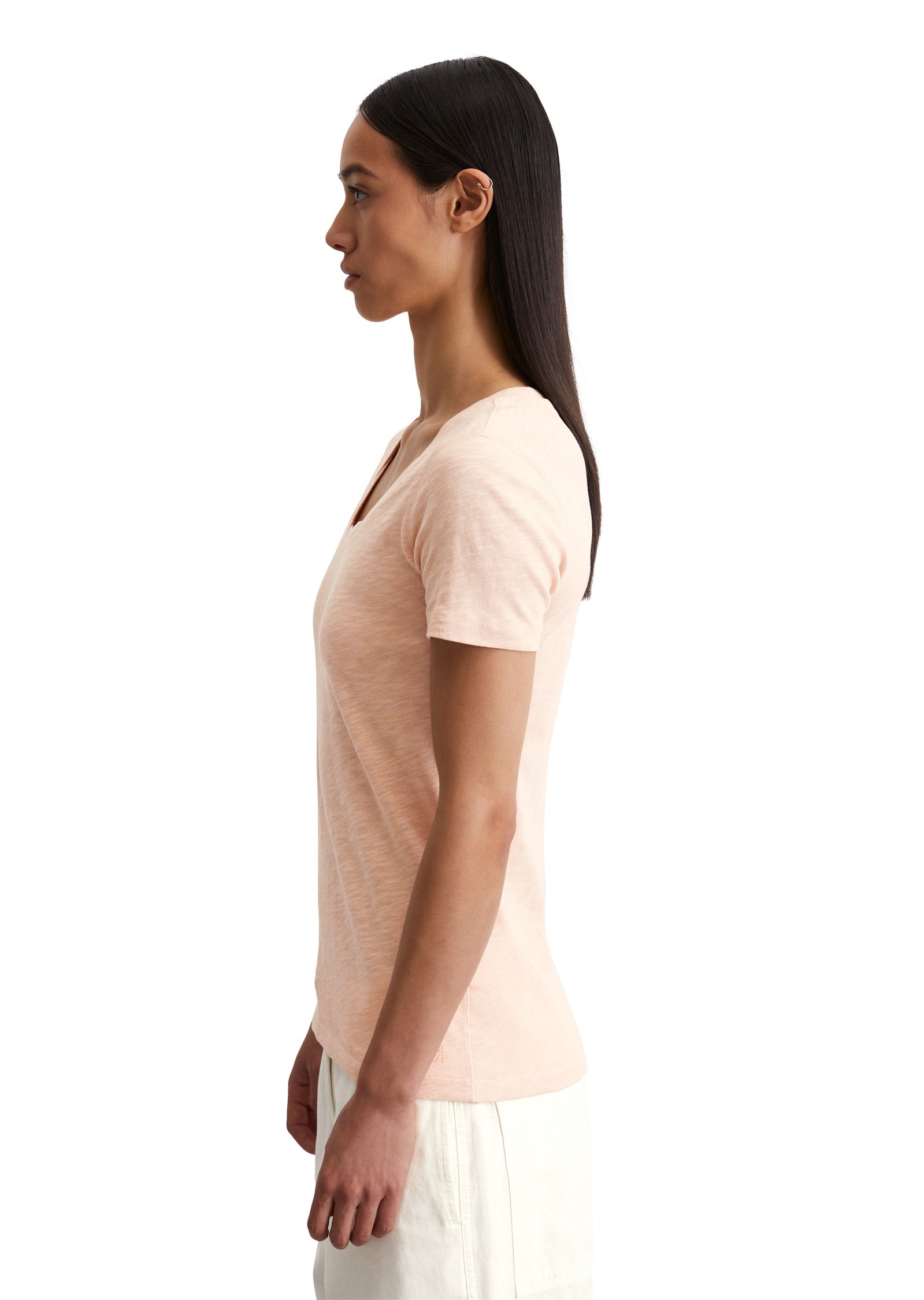 Marc O'Polo T-Shirt »mit getwistetem Ausschnitt«