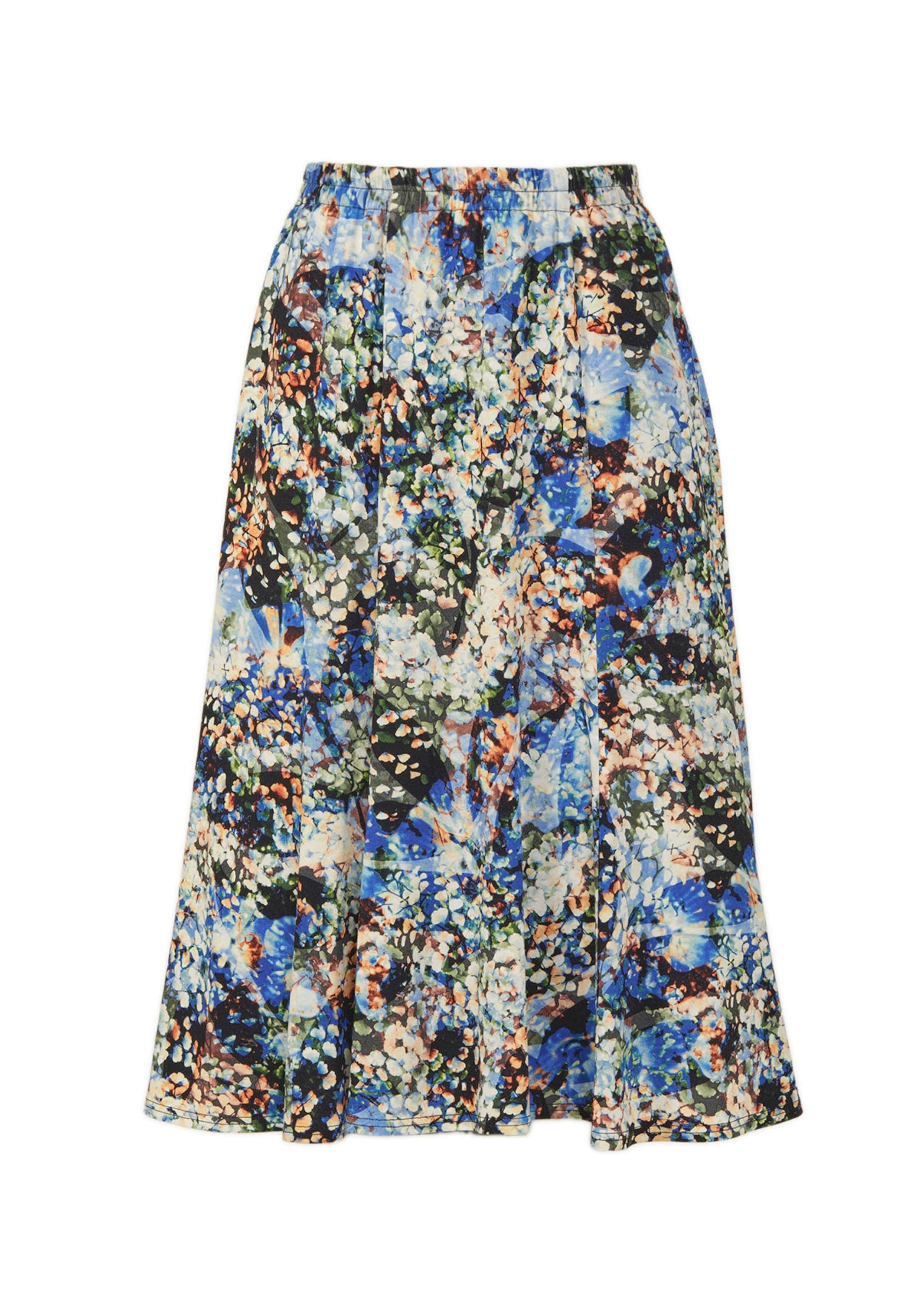 GOLDNER Sommerrock "Viskoserock, floraler Aquarell-Druck" Wunderschöner Aqu günstig online kaufen