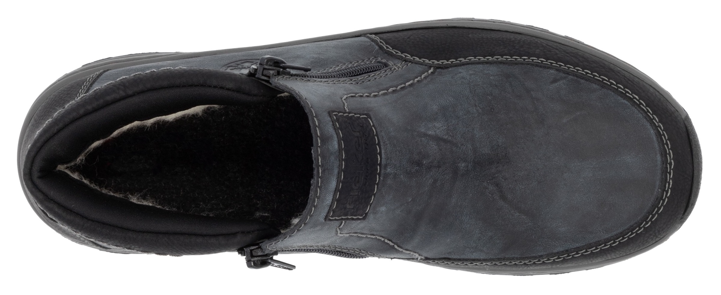 Rieker Winterboots, Winterstiefelette, Halbschuh mit beidseitigen Reißverschlüssen