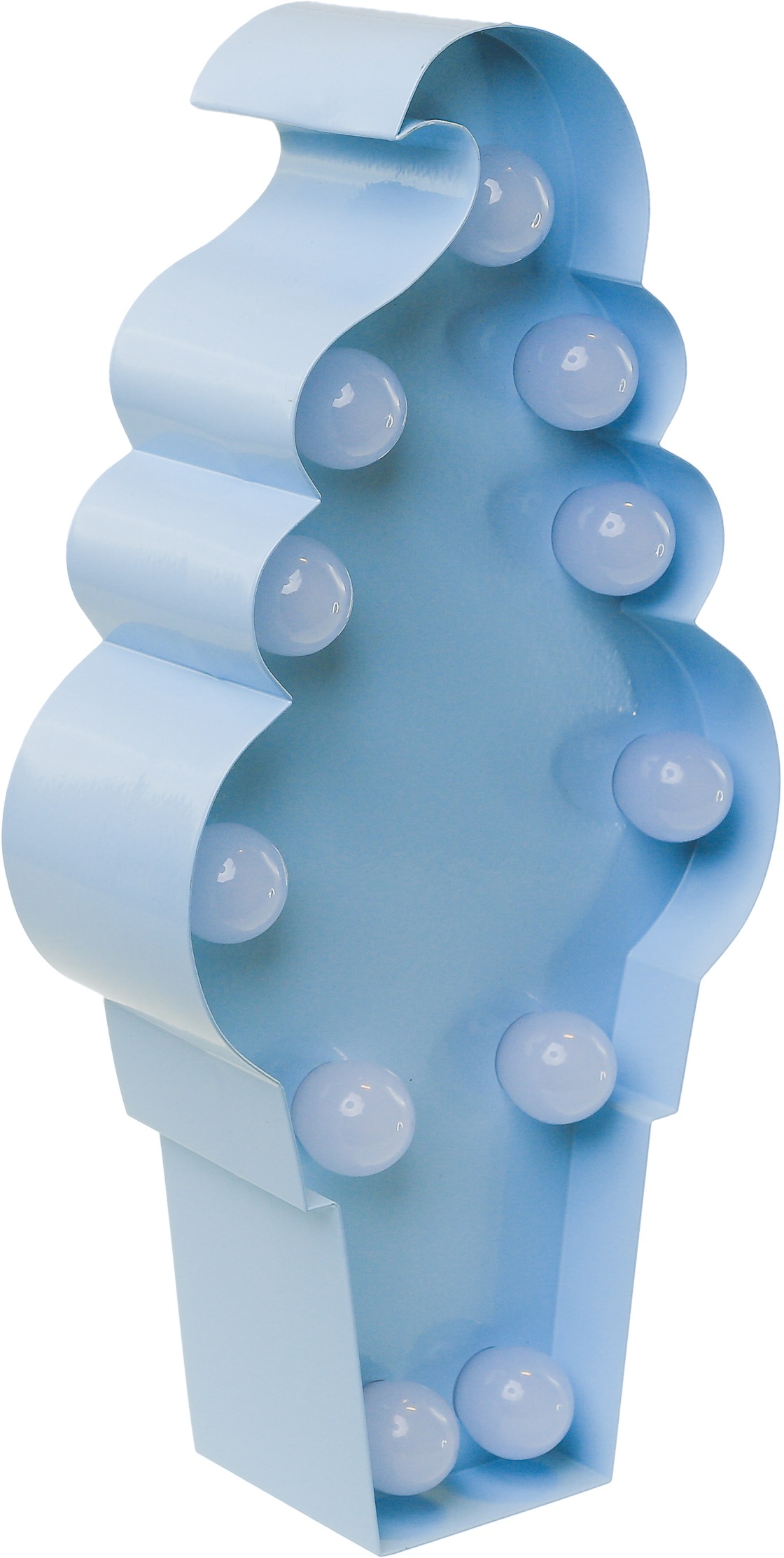MARQUEE LIGHTS LED Dekolicht »Icecream«, 11 flammig, Leuchtmittel LED-Modul | LED fest integriert, Wandlampe,Tischlampe Eis, Eistüte, Eiscreme 11 Leuchtmittel - 11x23 cm