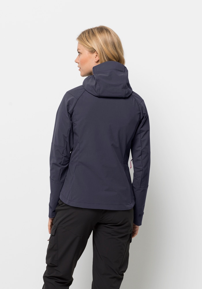 Jack Wolfskin Softshelljacke "KAMMWEG JKT W", mit Kapuze günstig online kaufen