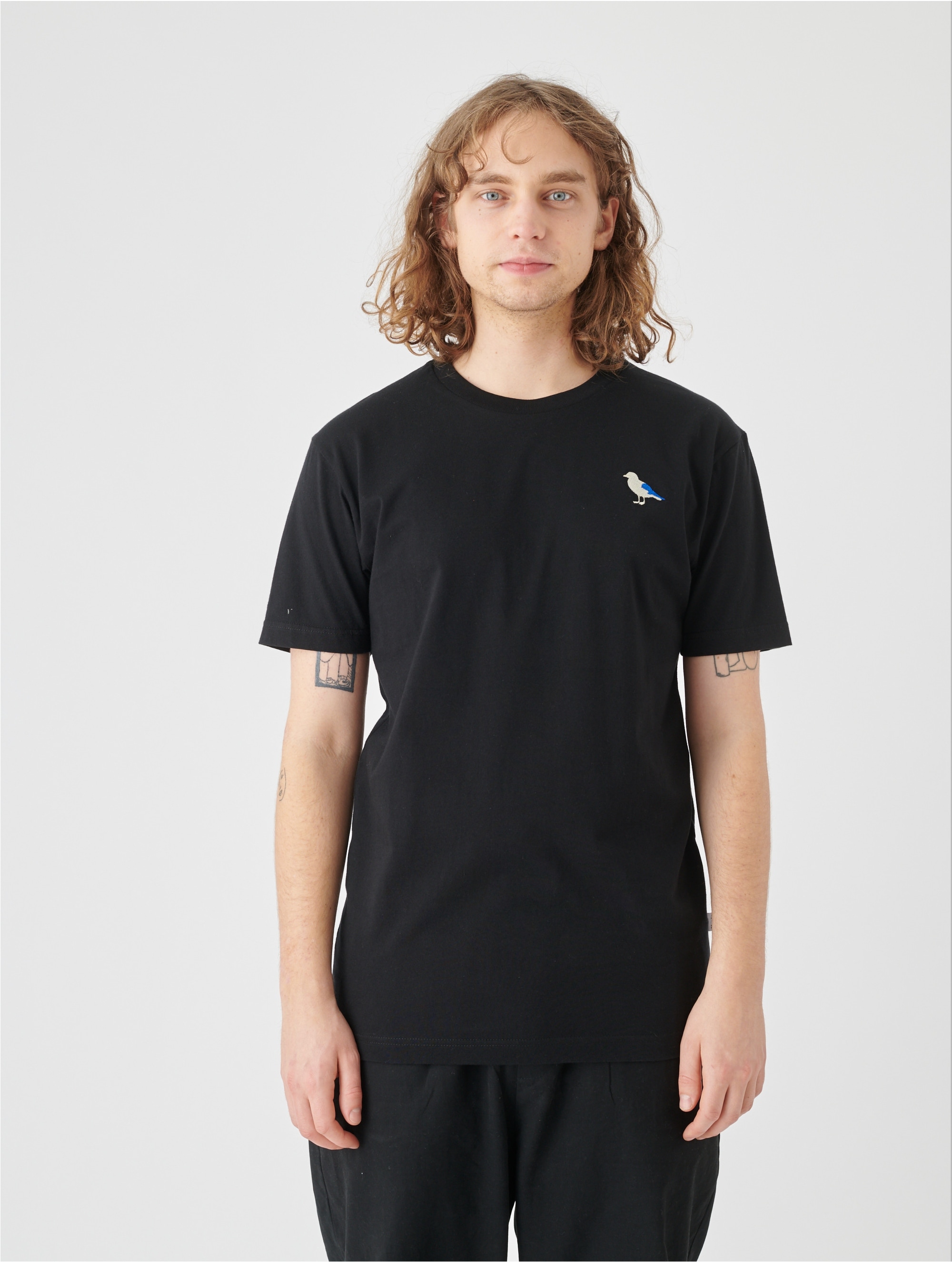 Cleptomanicx T-Shirt "Embro Gull" 1 Stk. tlg. mit Gull-Stickerei günstig online kaufen