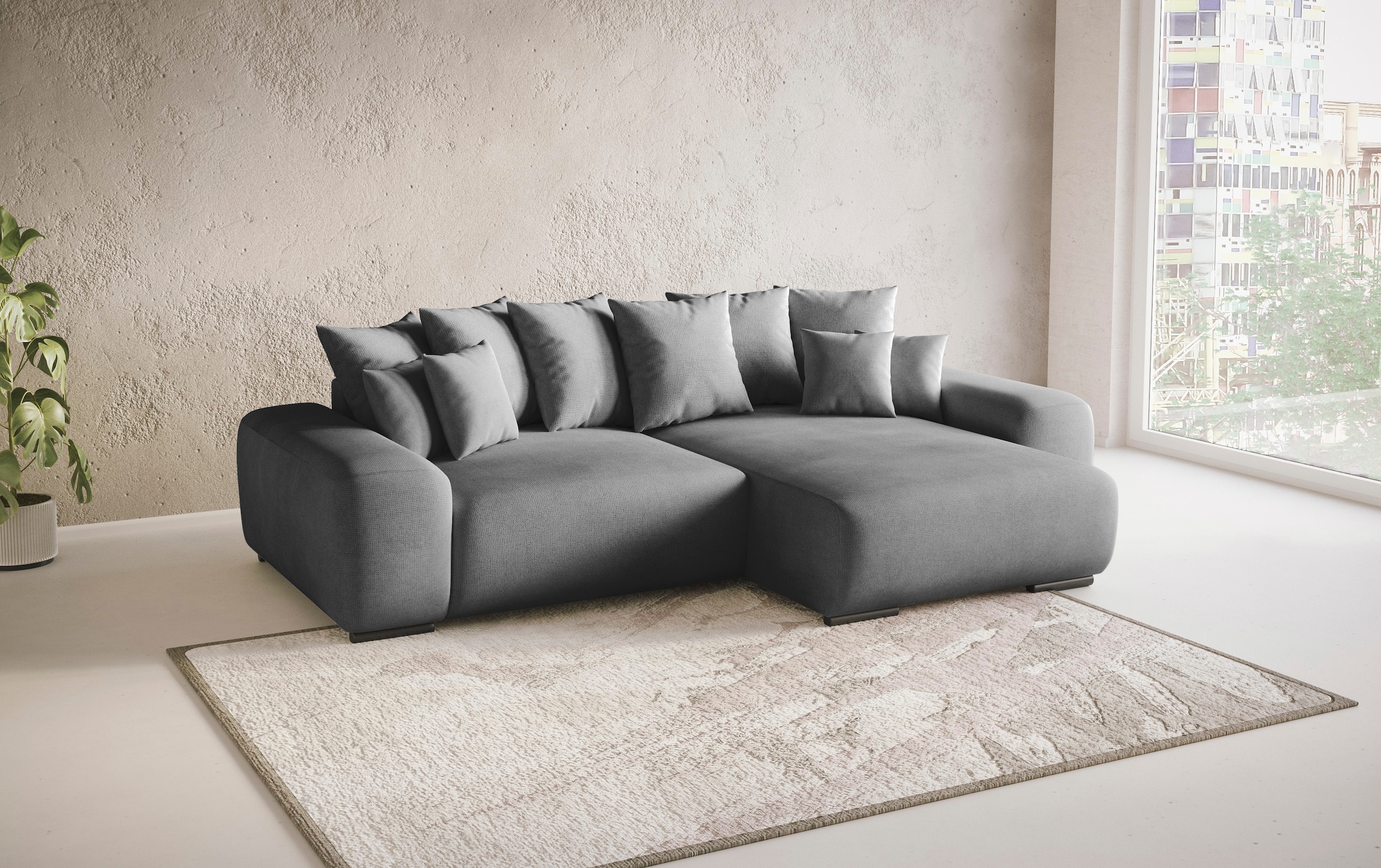 Mr. Couch Ecksofa »Sundance II, L-Form«, mit DuraSpring-Taschenfederkern bis 140 kg belastbar