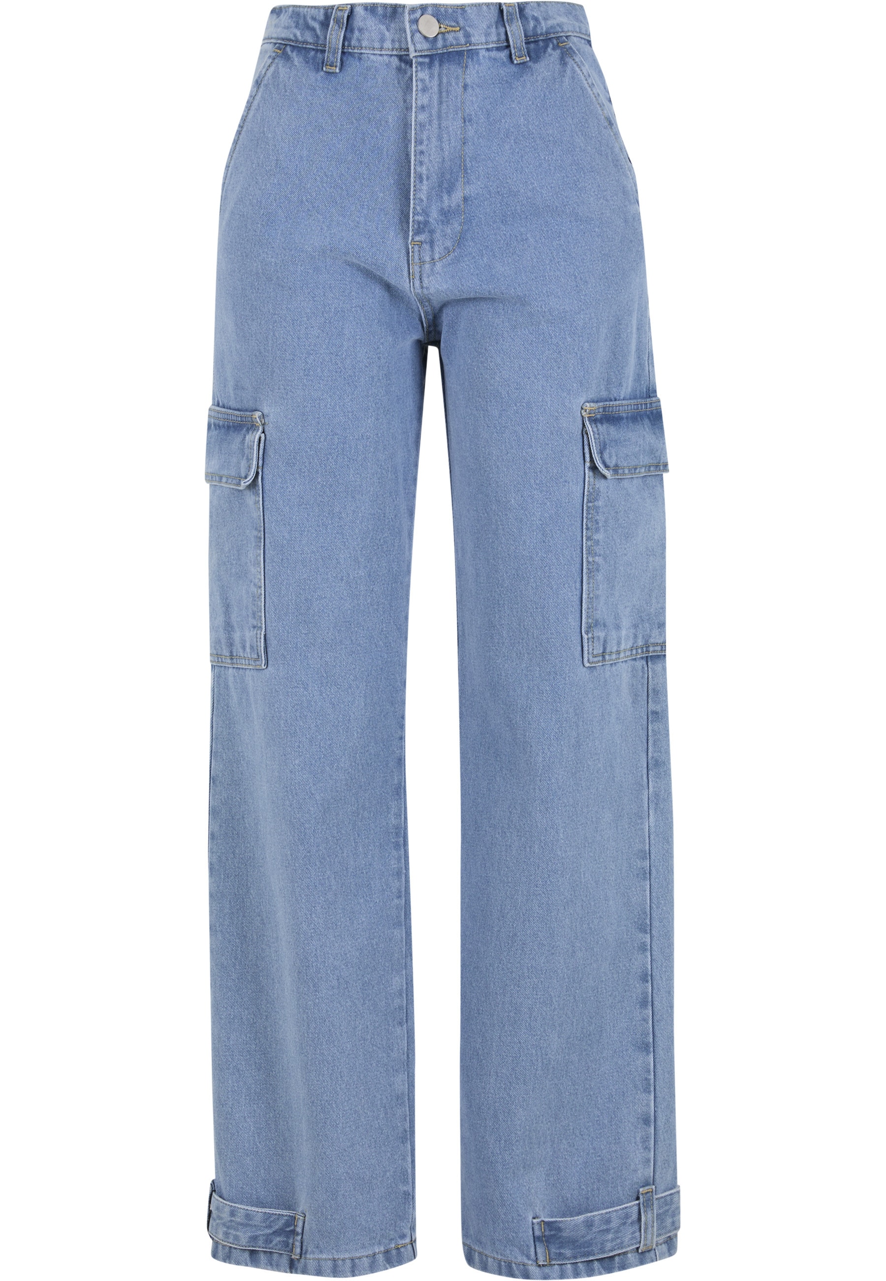 DEF Stoffhose "DEF Damen DEF Cargo Pants Denim" günstig online kaufen