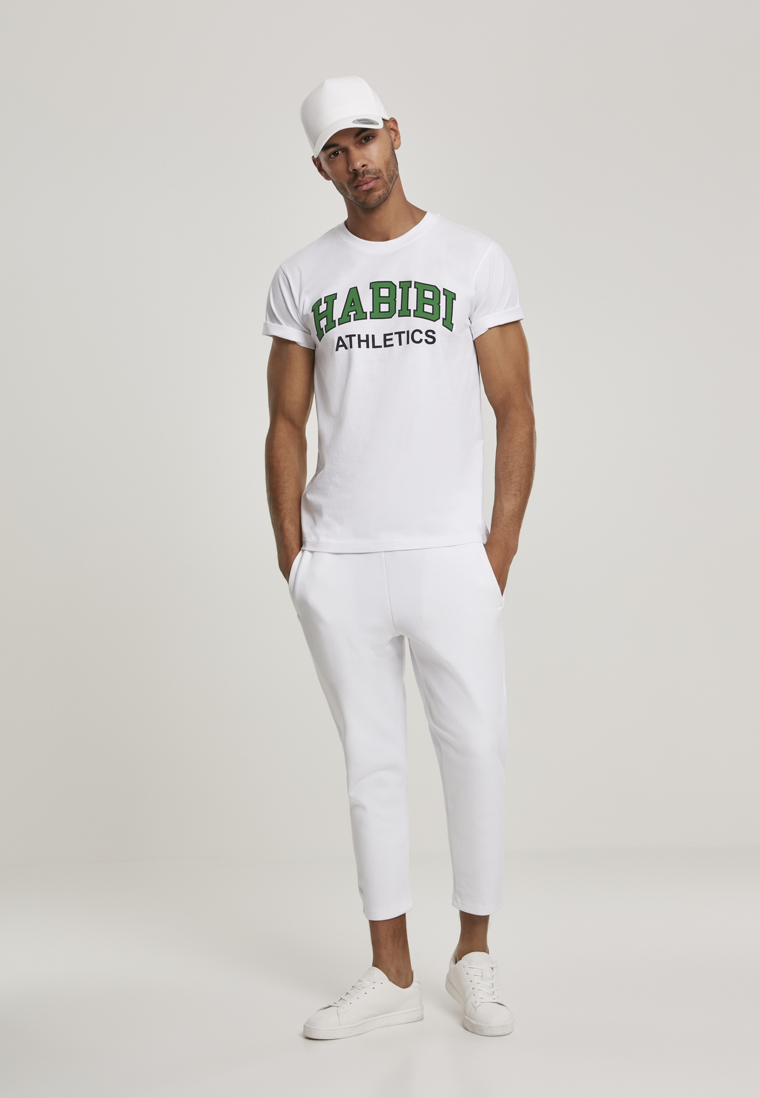 MisterTee T-Shirt »MisterTee Herren Habibi Athletics Tee«, (1 tlg.)
