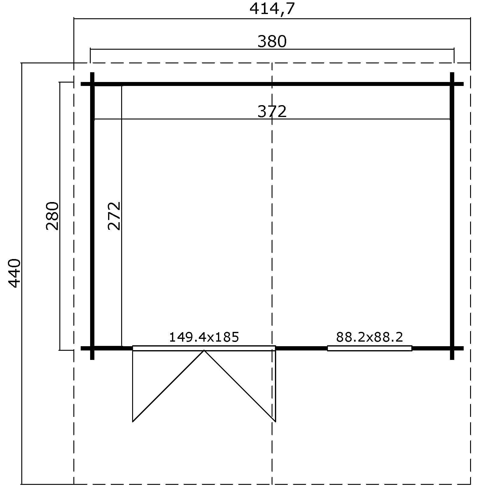 Outdoor Life Products Gartenhaus »Orlando 40« per Rechnung | BAUR