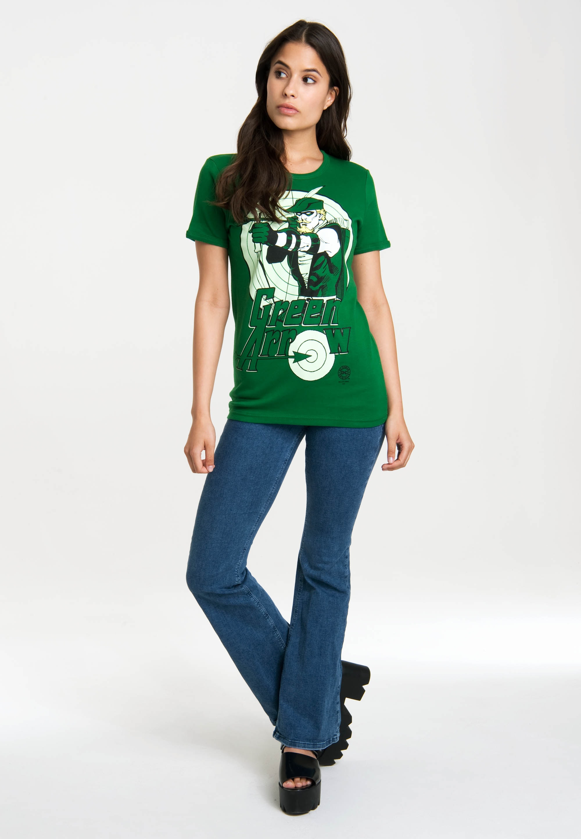 LOGOSHIRT T-Shirt »Green Lantern«, mit lizenziertem Originaldesign
