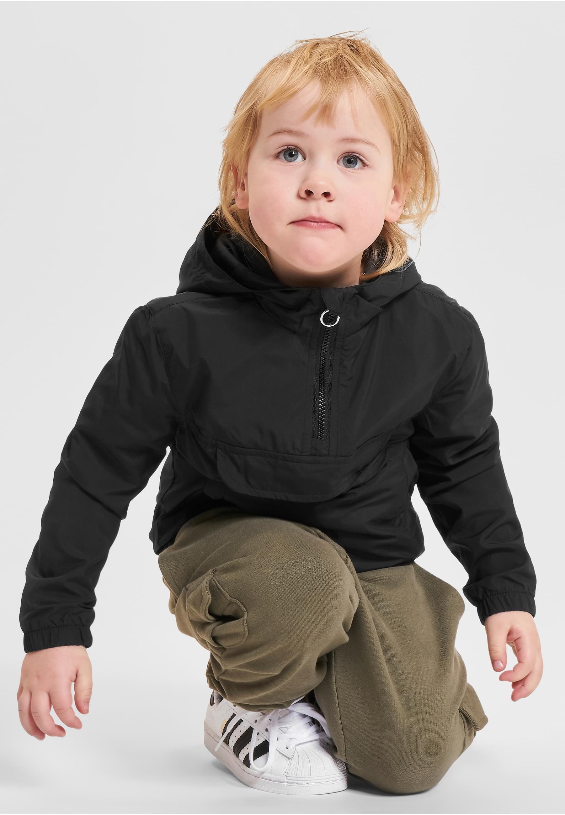 URBAN CLASSICS Allwetterjacke »Urban Classics Damen Girls Basic Pullover Jacket«, (1 St.), mit Kapuze