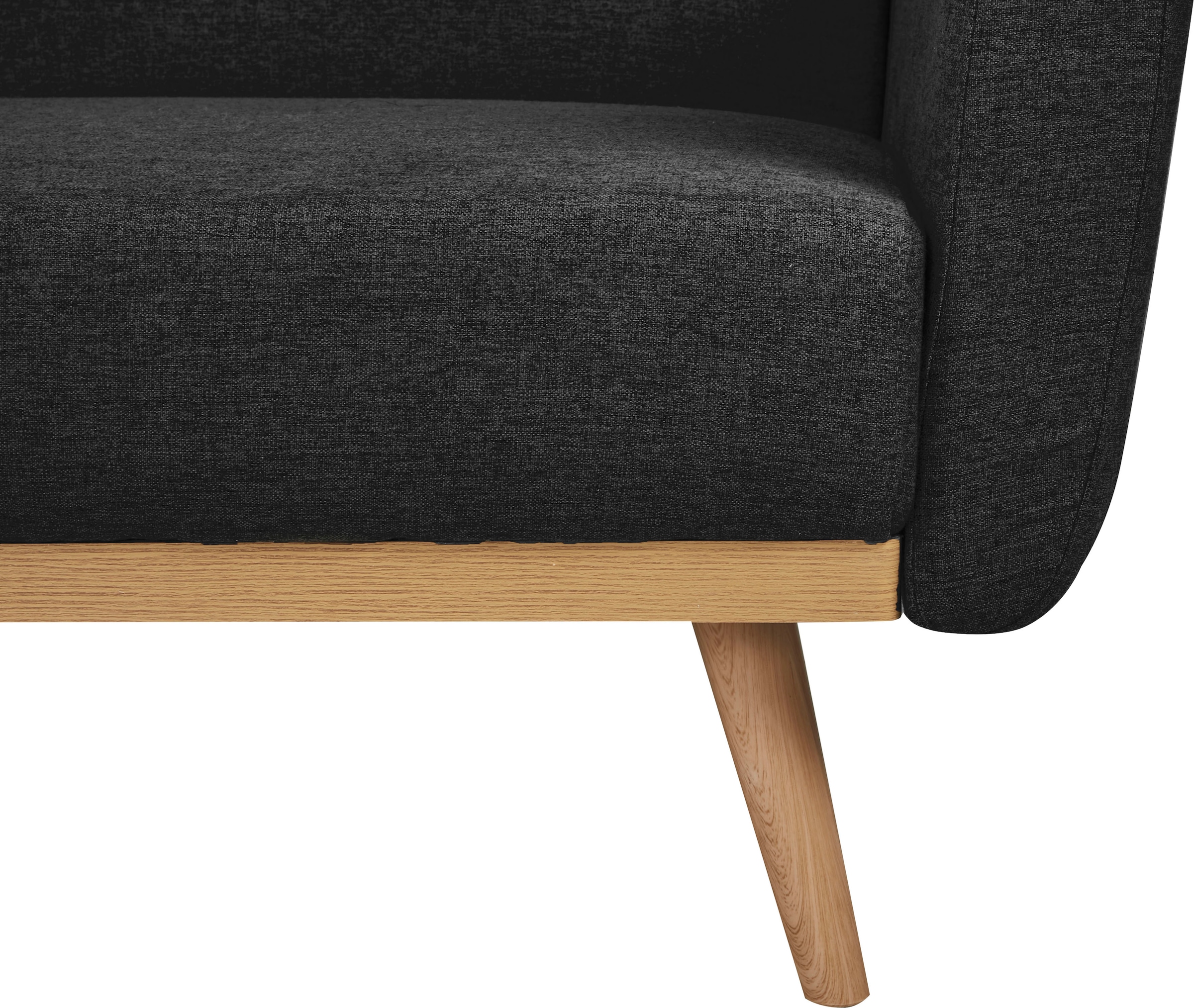 SalesFever Schlafsofa, Knopfheftung an der Rückenfläche