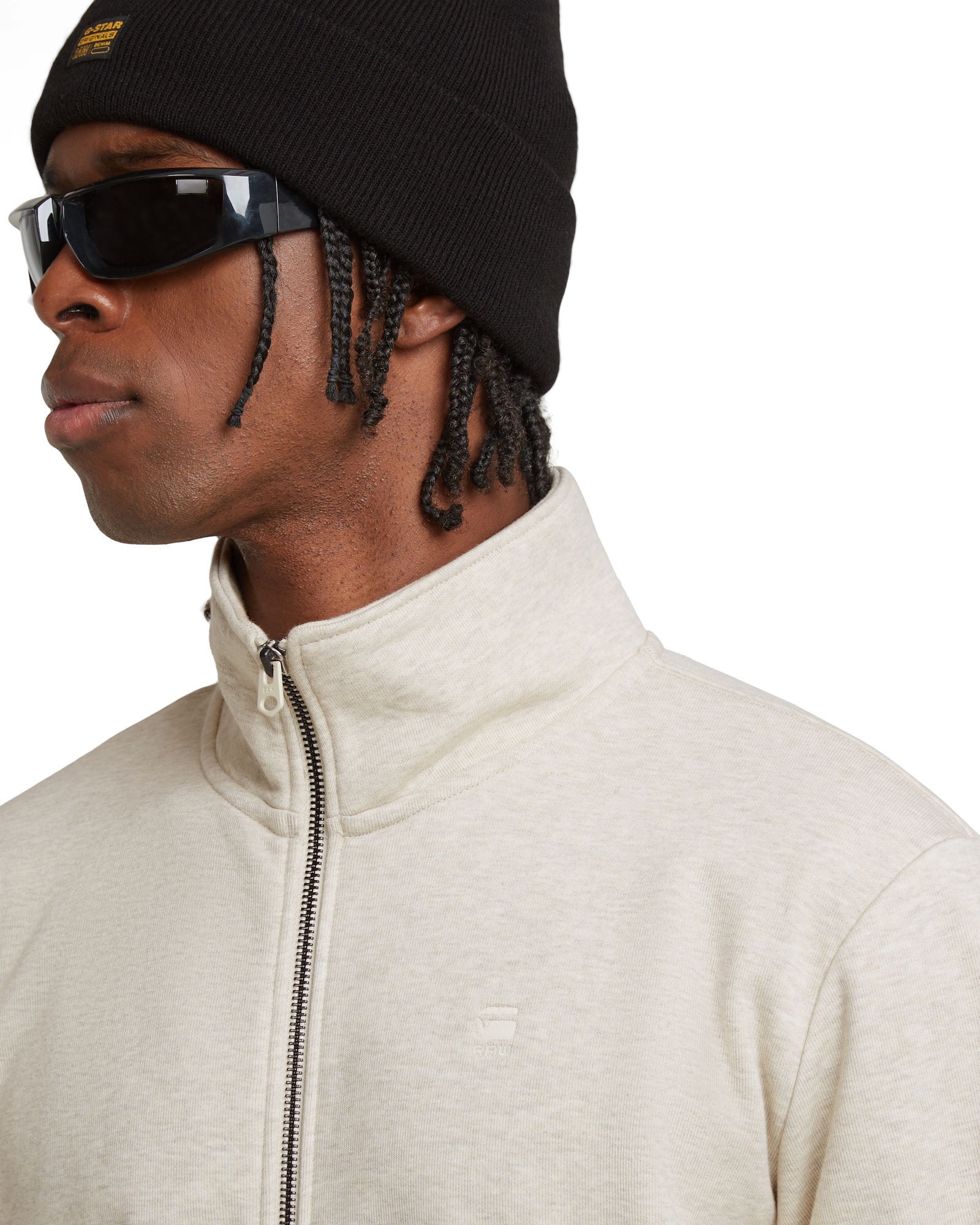 G-star Sweat-shirt à Zip Nifous Whitebait Htr XL Homme 3