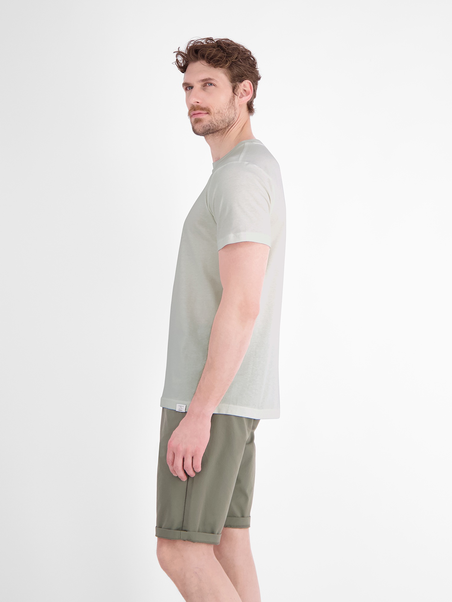 LERROS T-Shirt »Baumwoll T-Shirt mit Motiv-Print und bequemem Rundkragen«