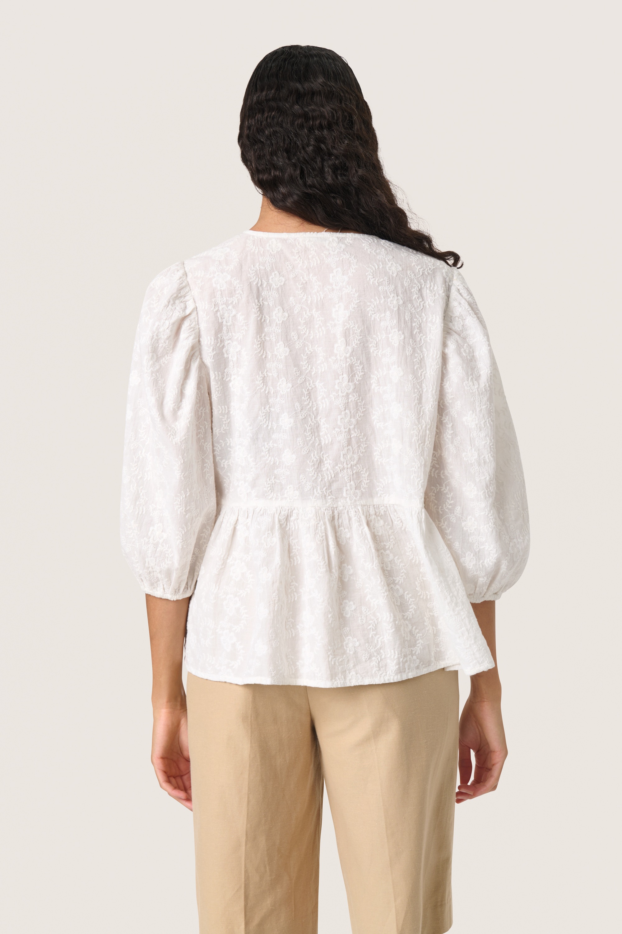 SOAKED IN LUXURY Kurzarmbluse »Damen Bluse kurzarm SLIsja«