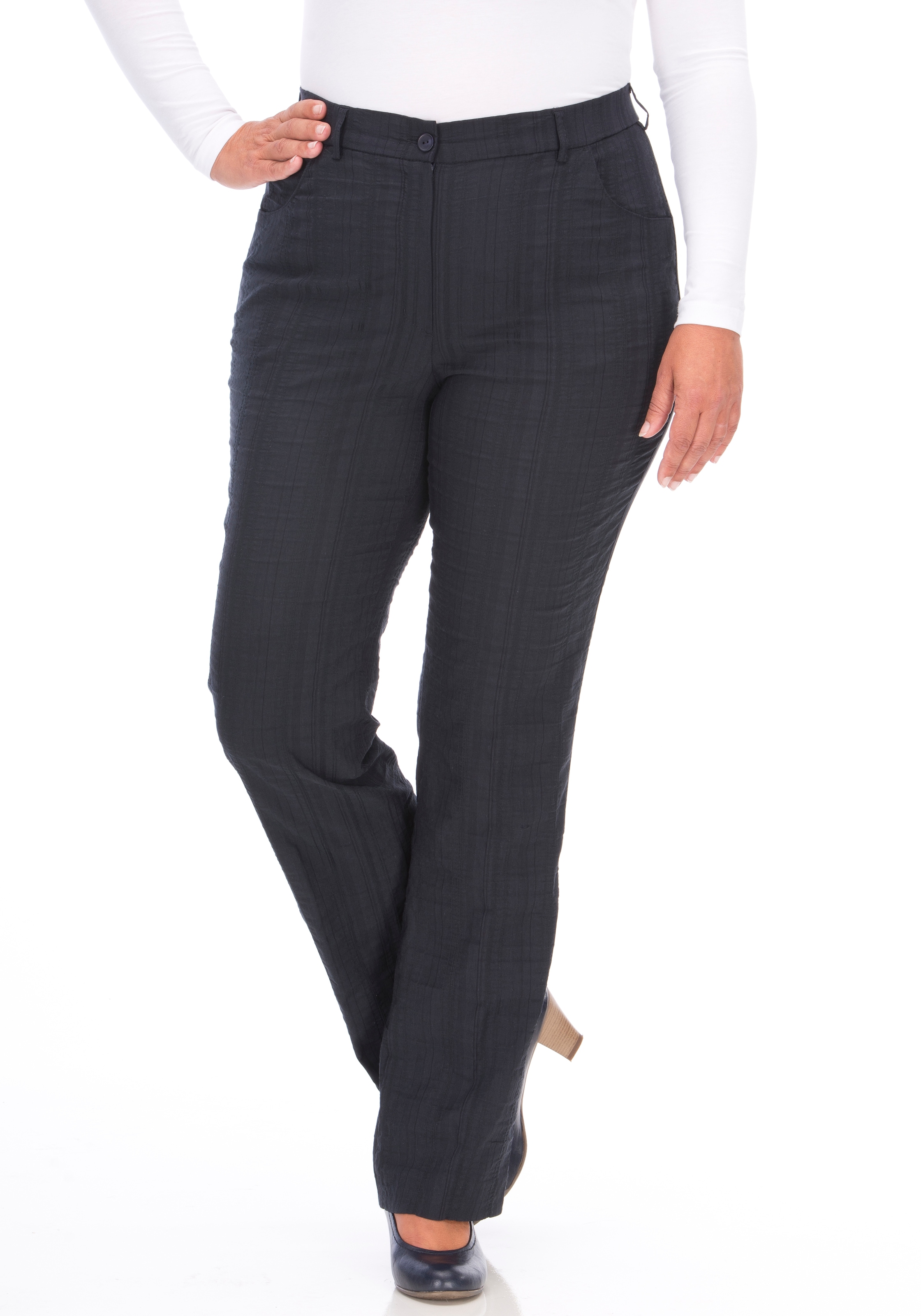 KjBRAND Stoffhose "Bea", Sommerhose optimale Passform in Quer-Stretch günstig online kaufen
