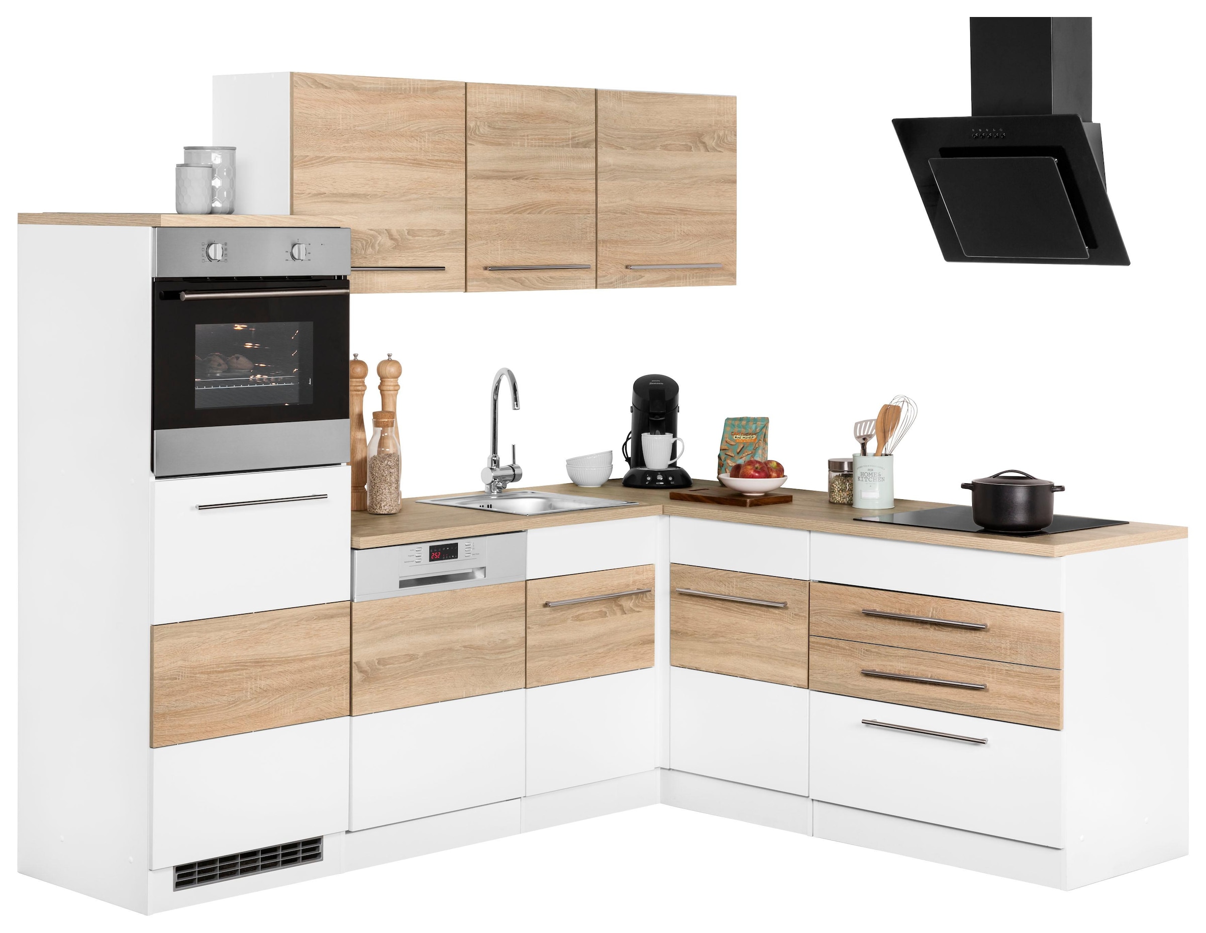HELD MÖBEL Winkelküche "Trient", Stellbreite 230x190 cm, wahlweise mit E-Ge günstig online kaufen