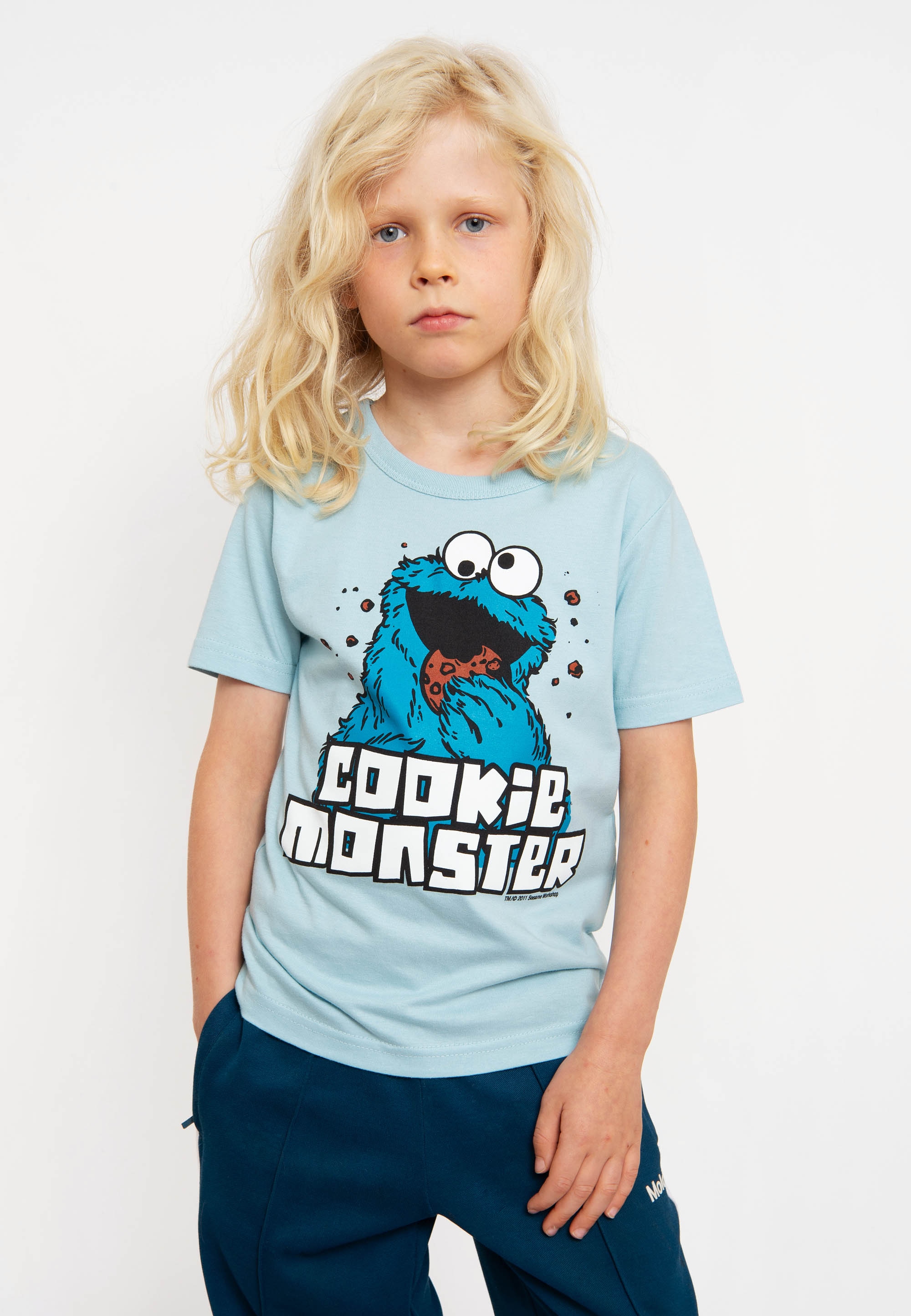 LOGOSHIRT T-Shirt »Sesamstraße - | coolem BAUR Frontprint Krümelmonster«, mit bestellen