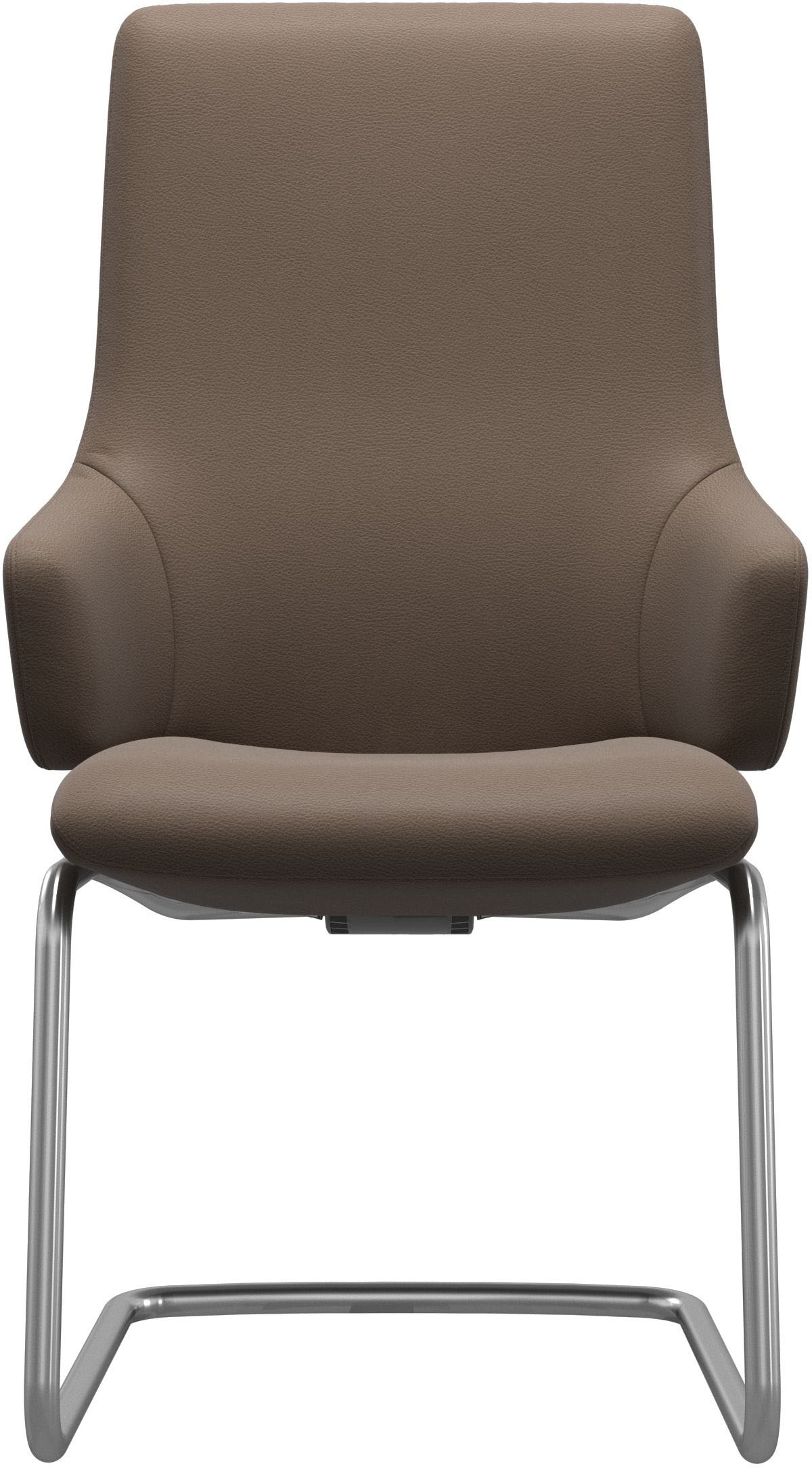 Stressless® Polsterstuhl »Laurel«, Leder BATICK, High Back mit Armlehne, Größe L, mit Beinen aus Stahl in Chrom matt