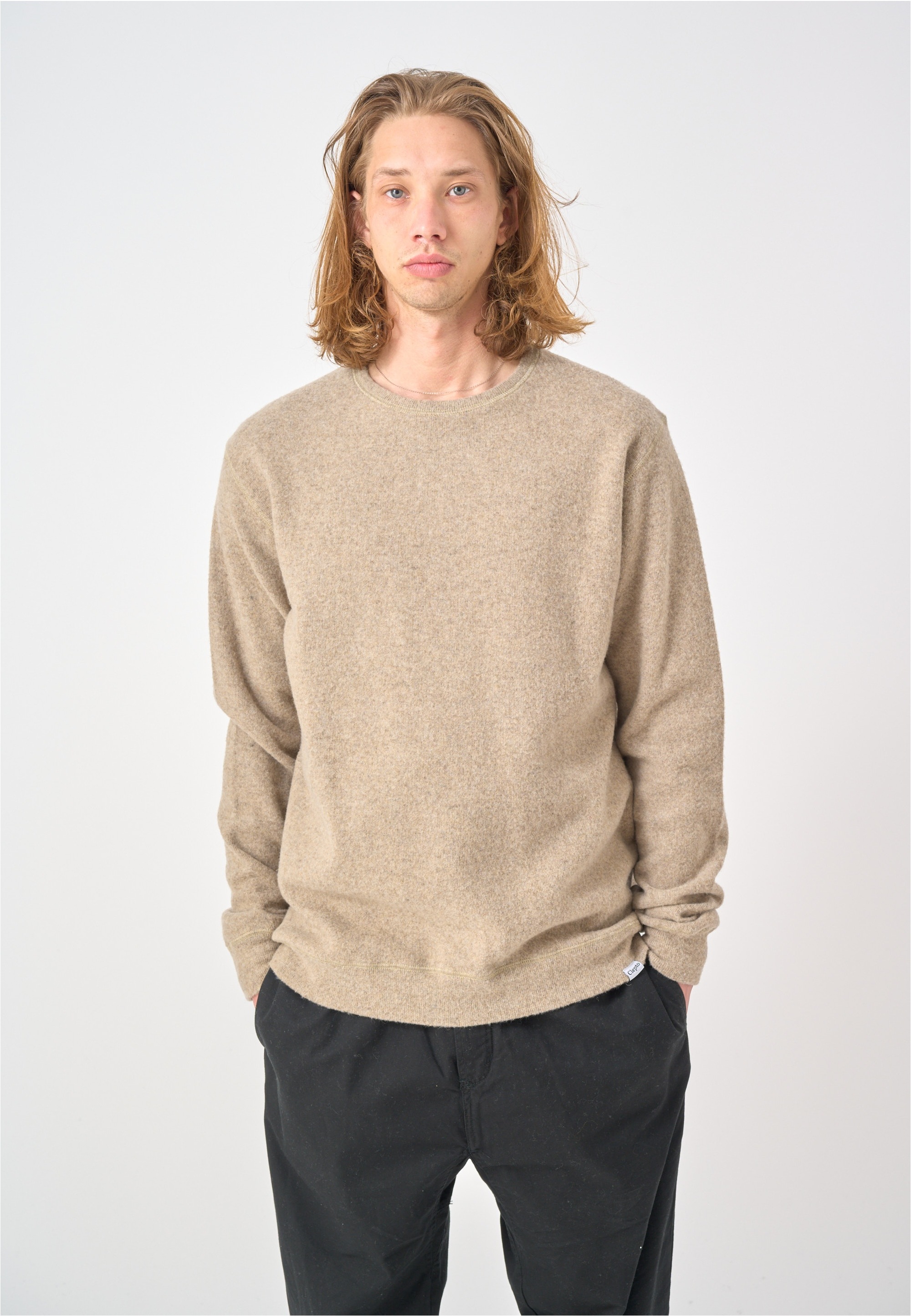 Cleptomanicx Sweatshirt »Noitch«, aus gebondeter Wolle 