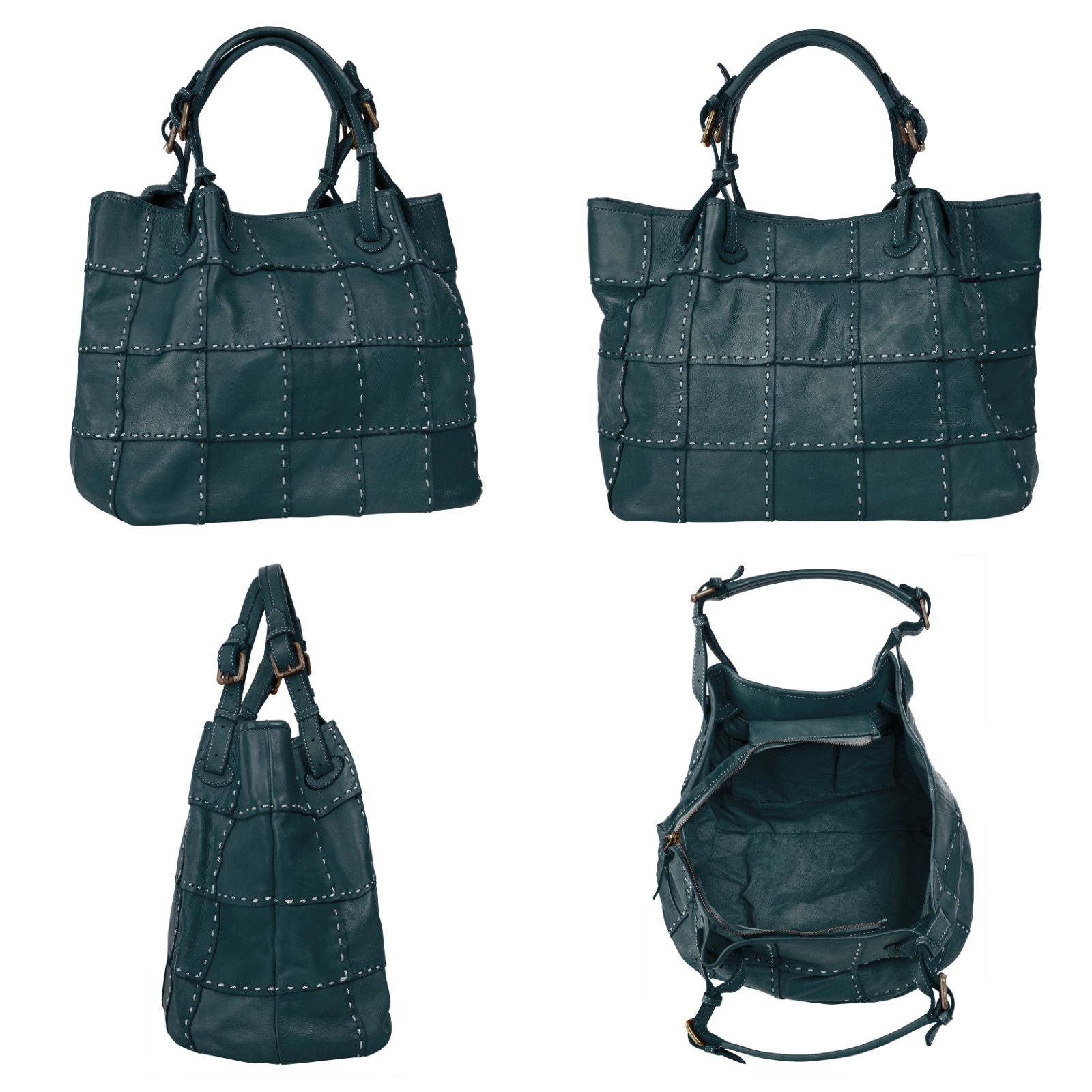 Samantha Look Shopper, echt Leder, Made in Italy