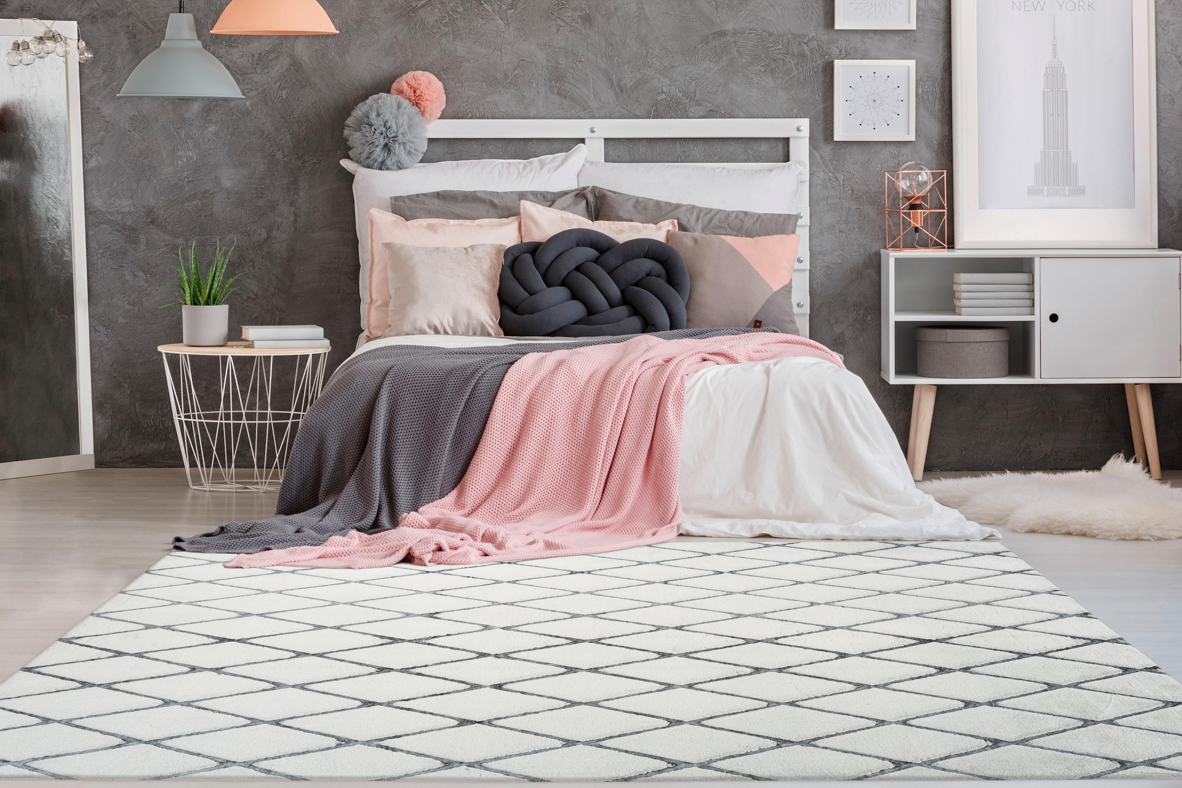 me gusta Teppich »Vivica 200«, rechteckig, 20 mm Höhe, besonders weich durch Microfaser, Wohnzimmer