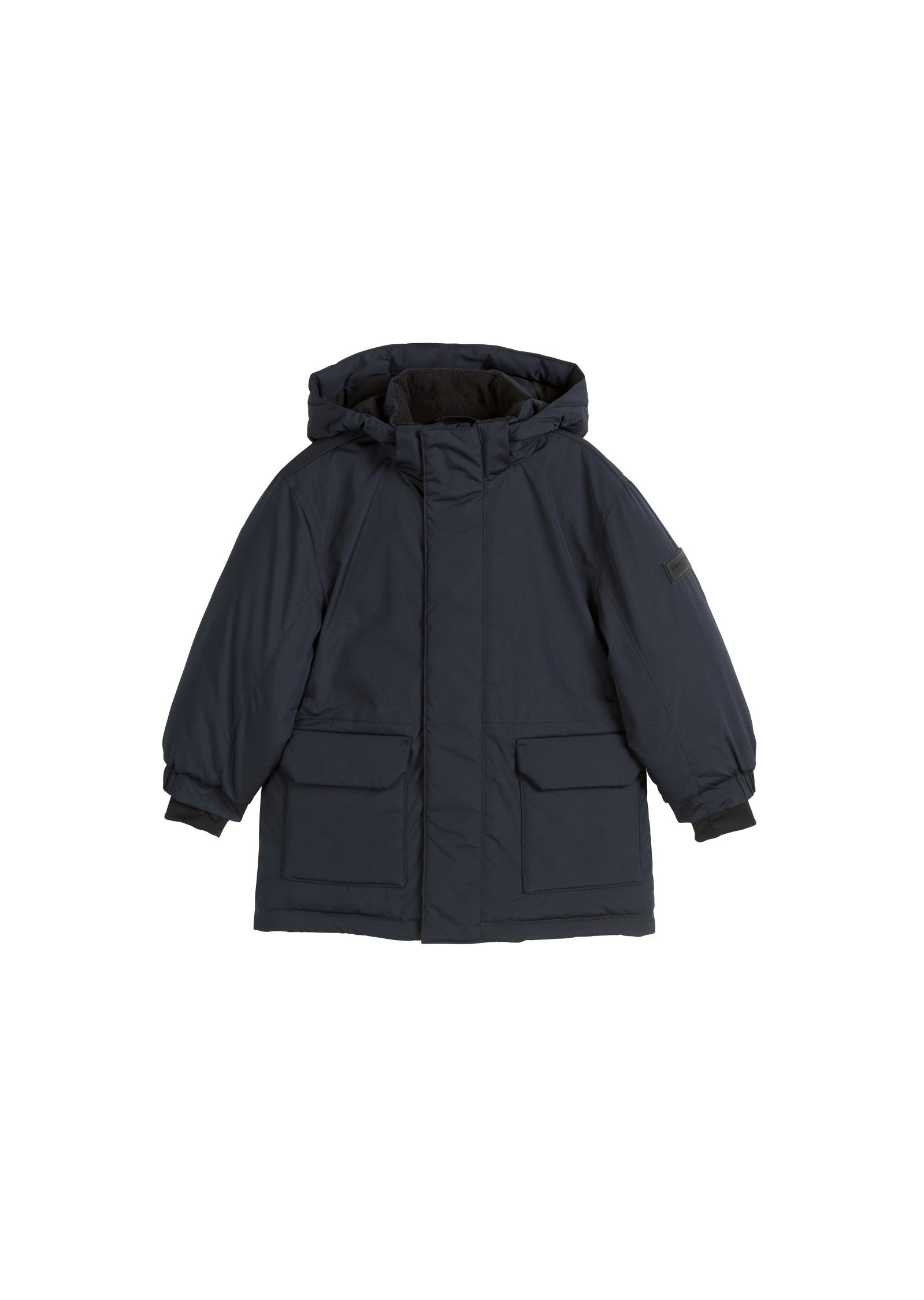 Softshellweste MARC O'POLO "mit Wattierung von Unifi REPREVE", Jungen, Gr. 128/134, deep night blau, Obermaterial: 100% Polyester; Füllung: 100% Polyester; Futter: 100% Polyester, unifarben, regular fit, Westen