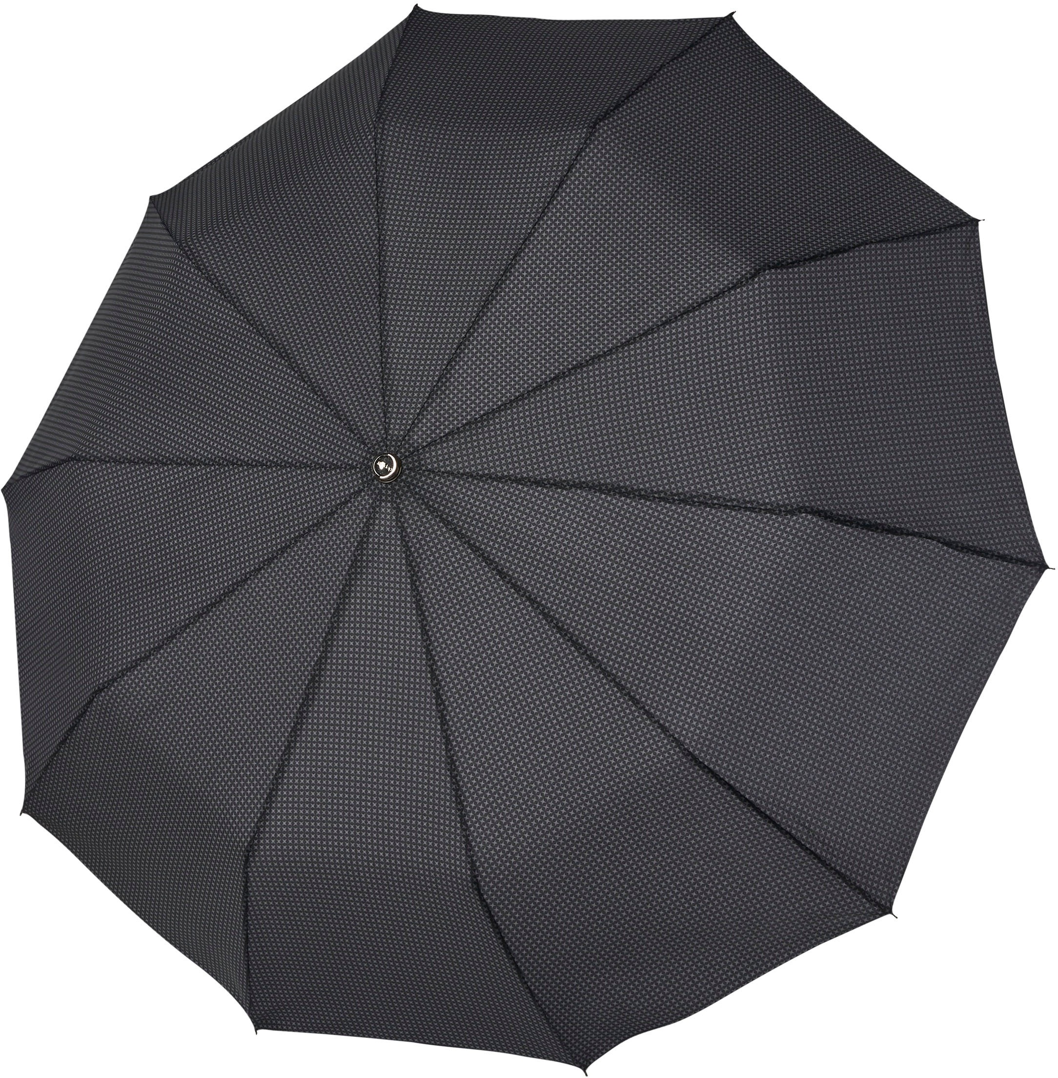 Taschenregenschirm Mini für bestellen stars black/grey, »Fiber doppler® BAUR gemustert«, Herren Magic | Strong