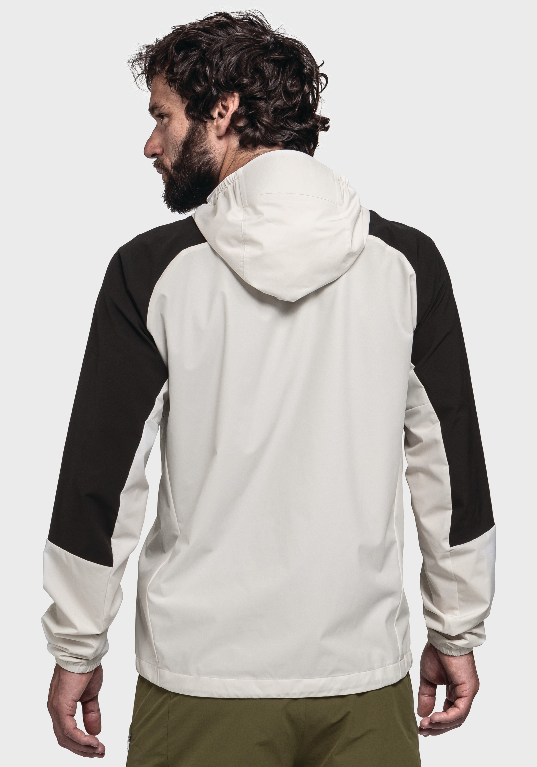 Schöffel Outdoorjacke »Bike Hybrid Jk Style Mamry MNS«, mit Kapuze