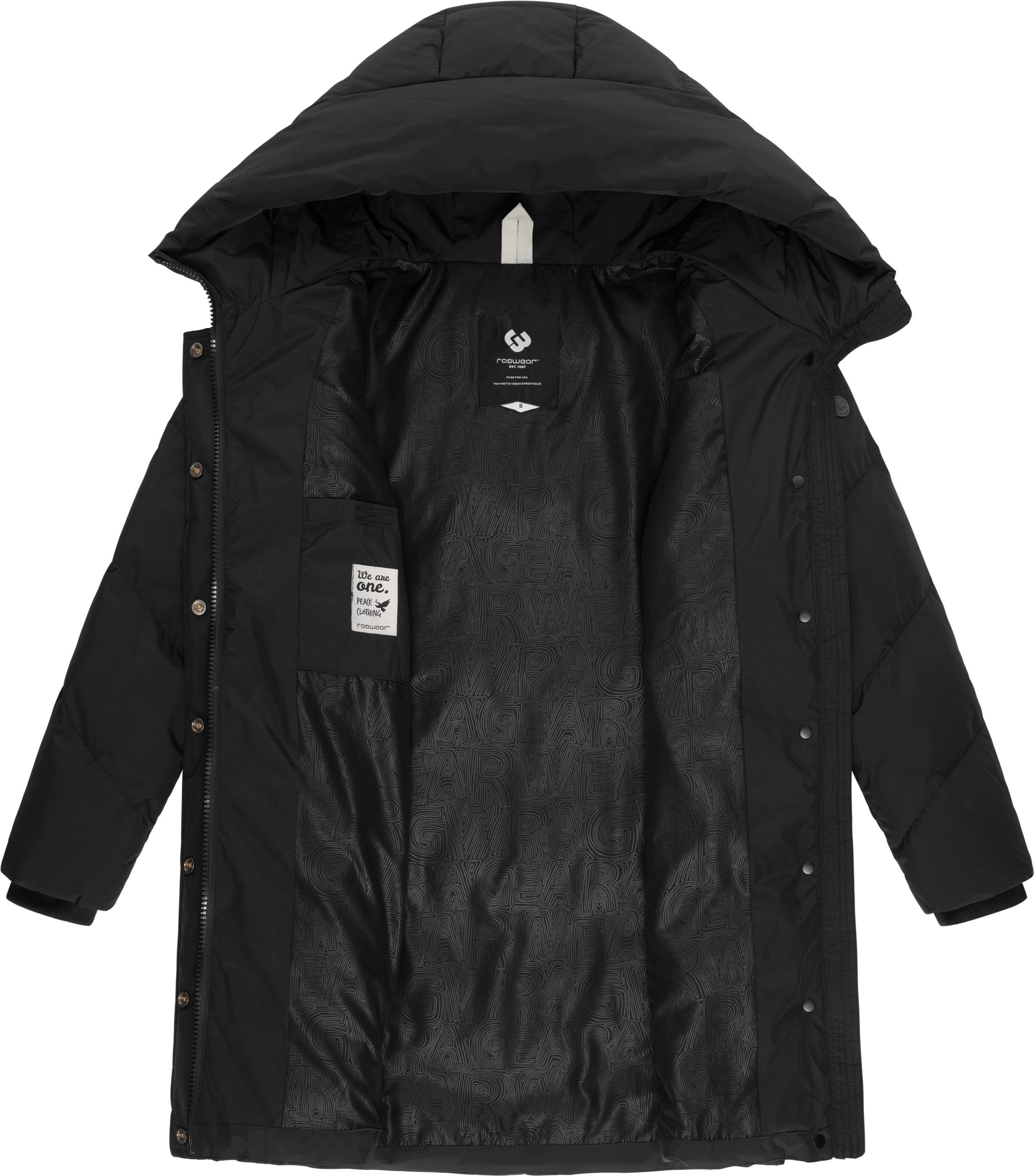 Ragwear Kurzmantel »Avelin«, Wasserdichter gesteppter Damen Wintermantel