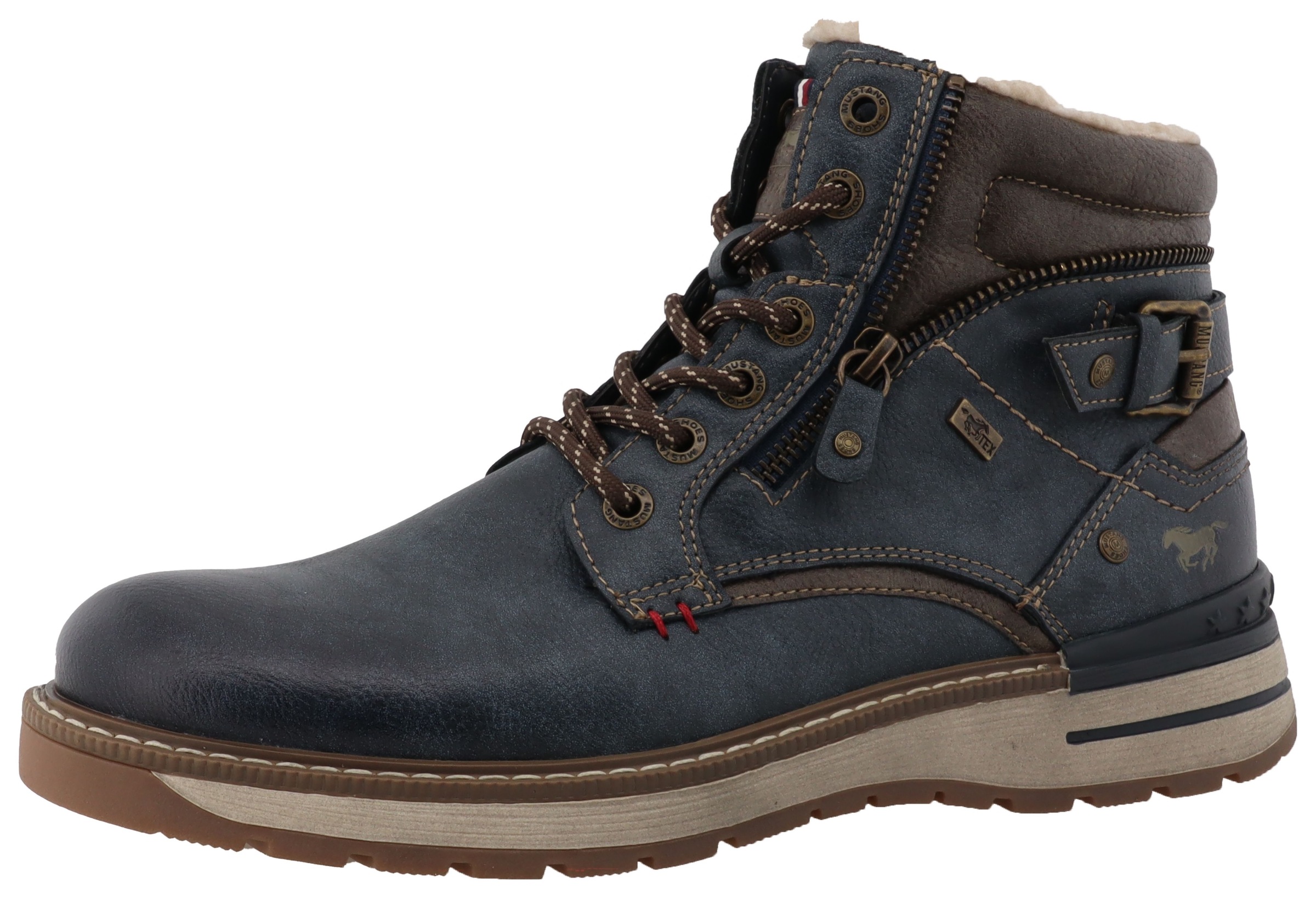 Mustang Shoes Winterboots "Maril" Workerboots, Schnürboots mit TEX-Ausstatt günstig online kaufen