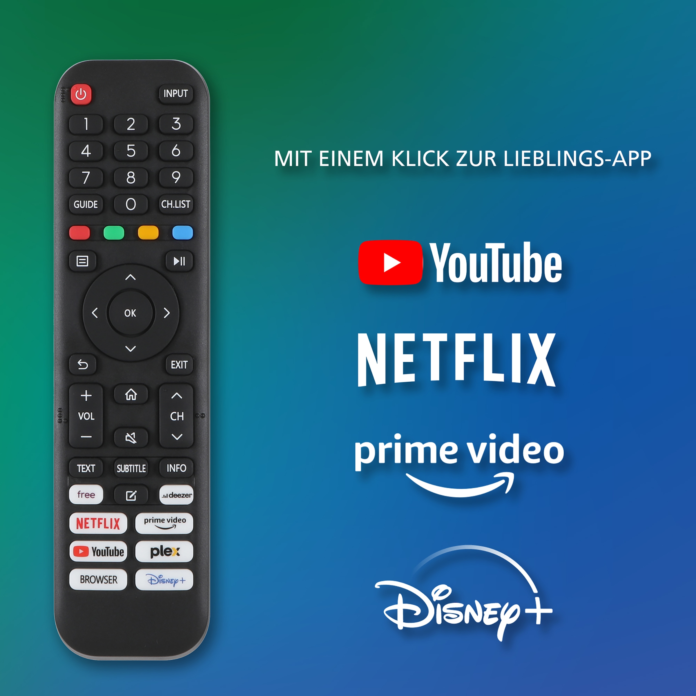 JVC LED-Fernseher »LT-55VD3555«, 4K Ultra HD, Smart-TV