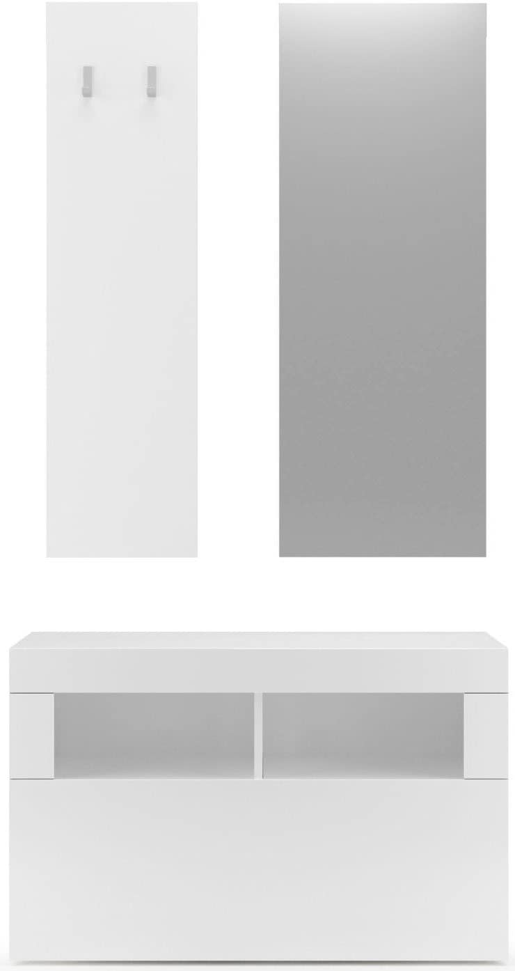 INOSIGN Garderoben-Set "Basic 3tlg. Breite 91 cm, Höhe 187 cm, Wandgarderob günstig online kaufen