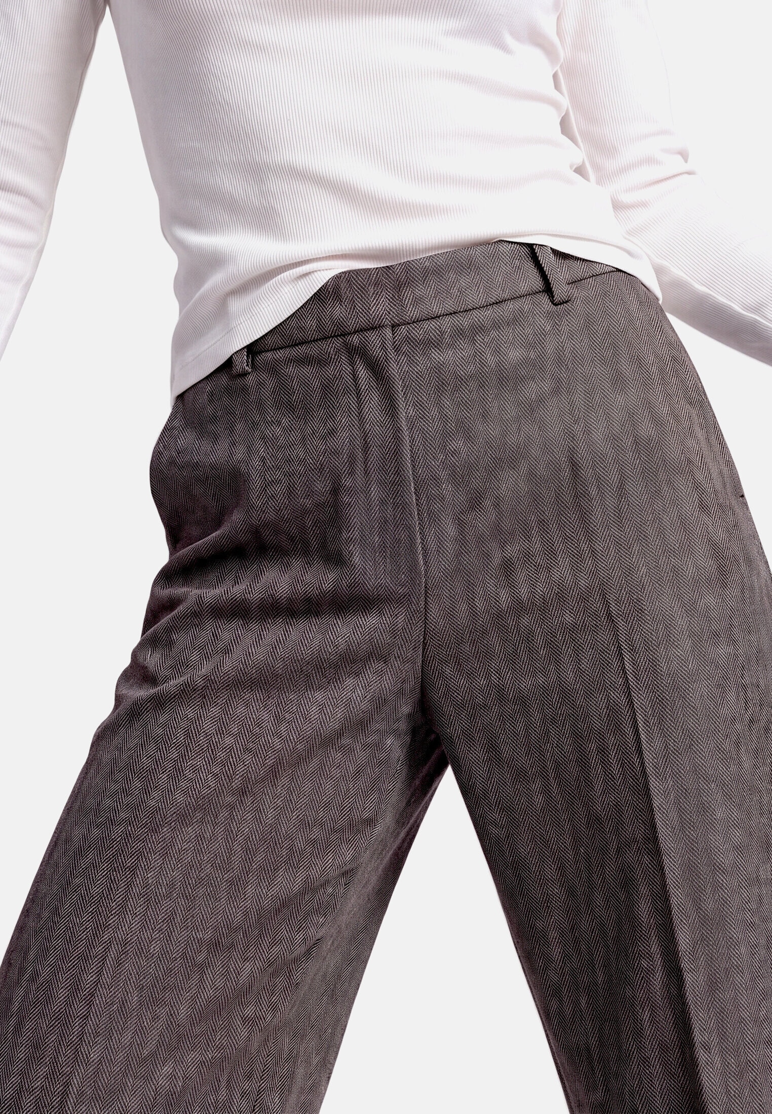 Zero Stoffhose »Damen mit Biesen«  Material