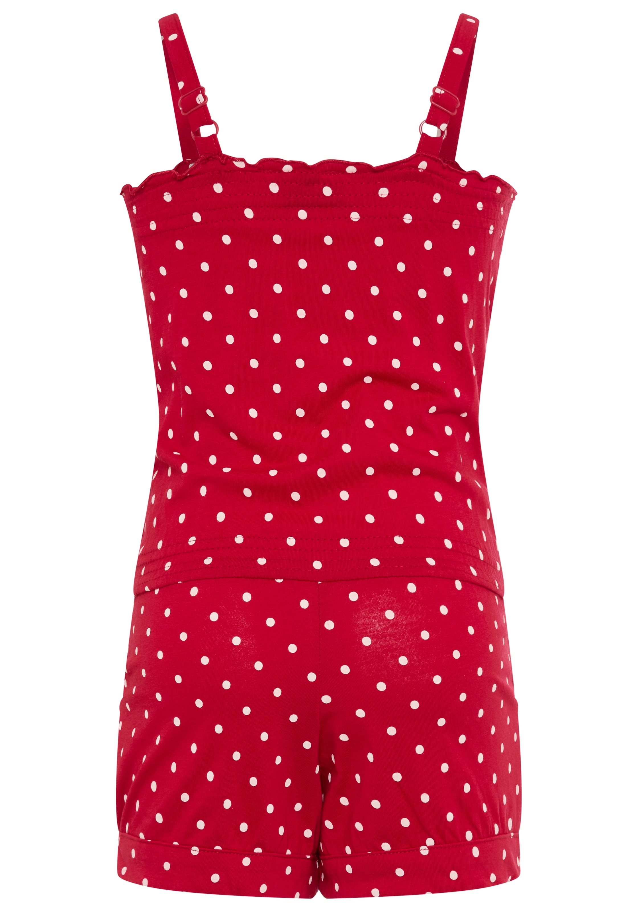 KIDSWORLD Kurzoverall »für kleine Mädchen«, niedlich gepunktet