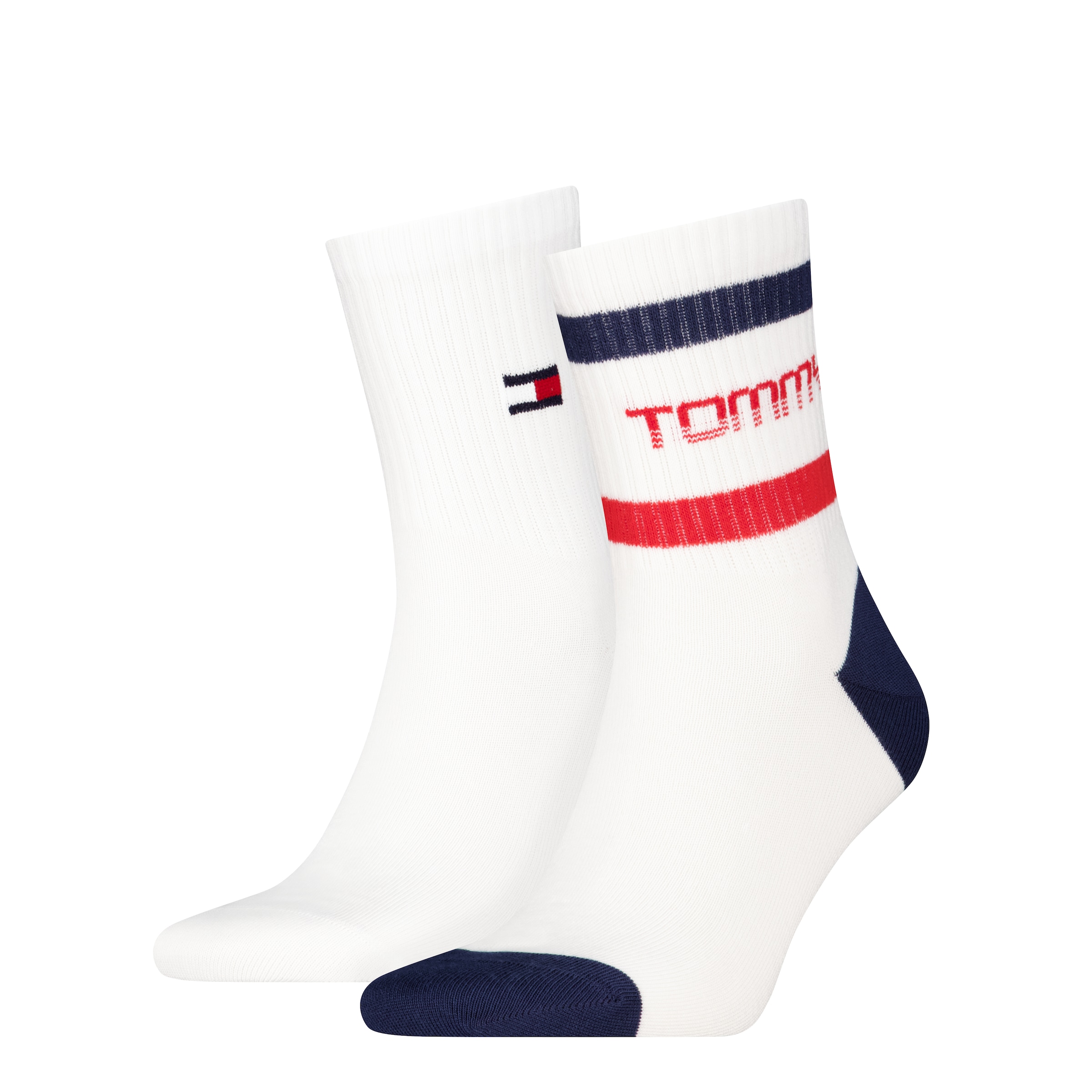 Tommy Hilfiger Kurzsocken "TH UNI TJ SHORT SOCK 2P STRIPE MOTION" 2 Paar günstig online kaufen
