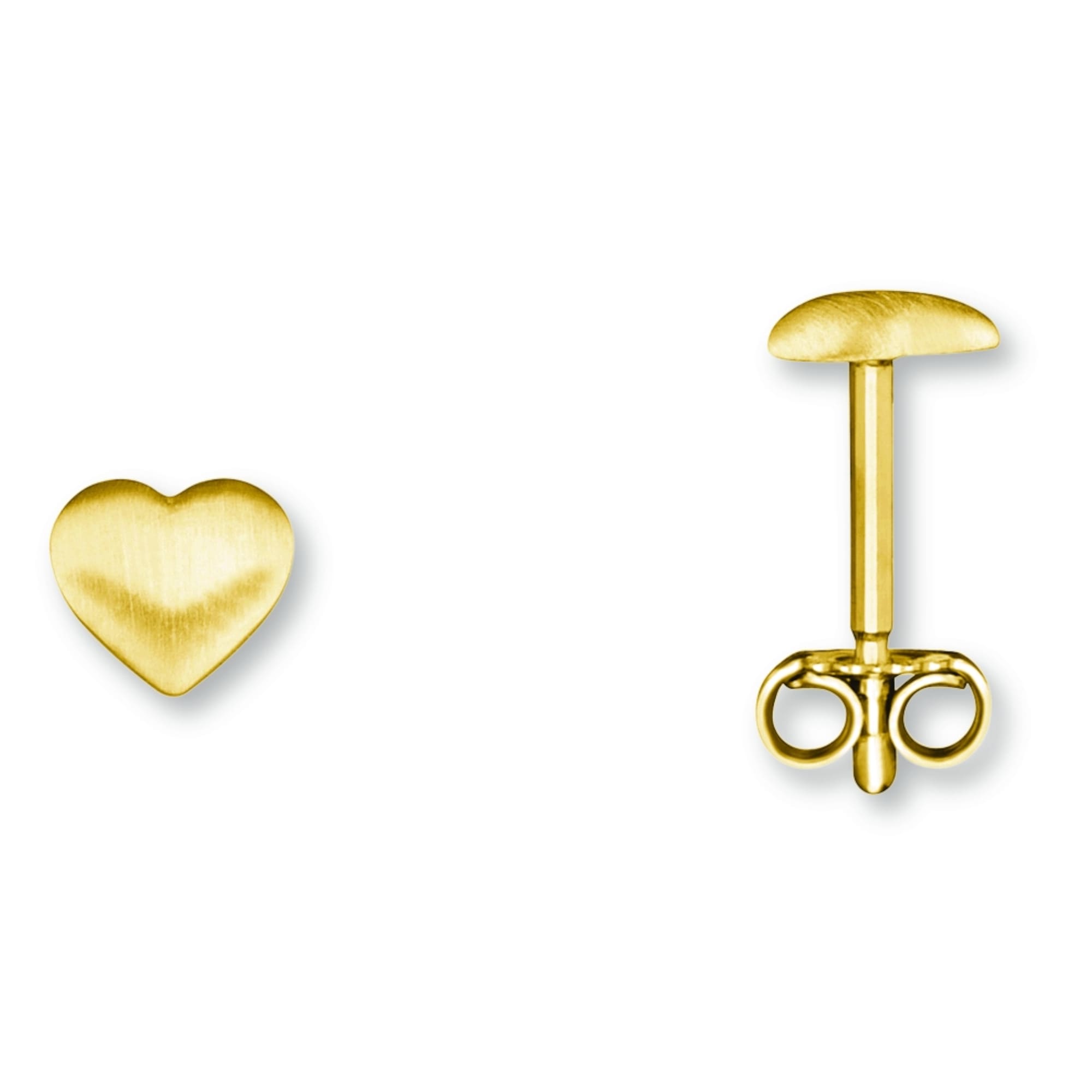 ONE ELEMENT Paar Ohrstecker »Herz Ohrringe Ohrstecker aus 333 Gelbgold«, Damen  Gold Schmuck Herz für kaufen | BAUR