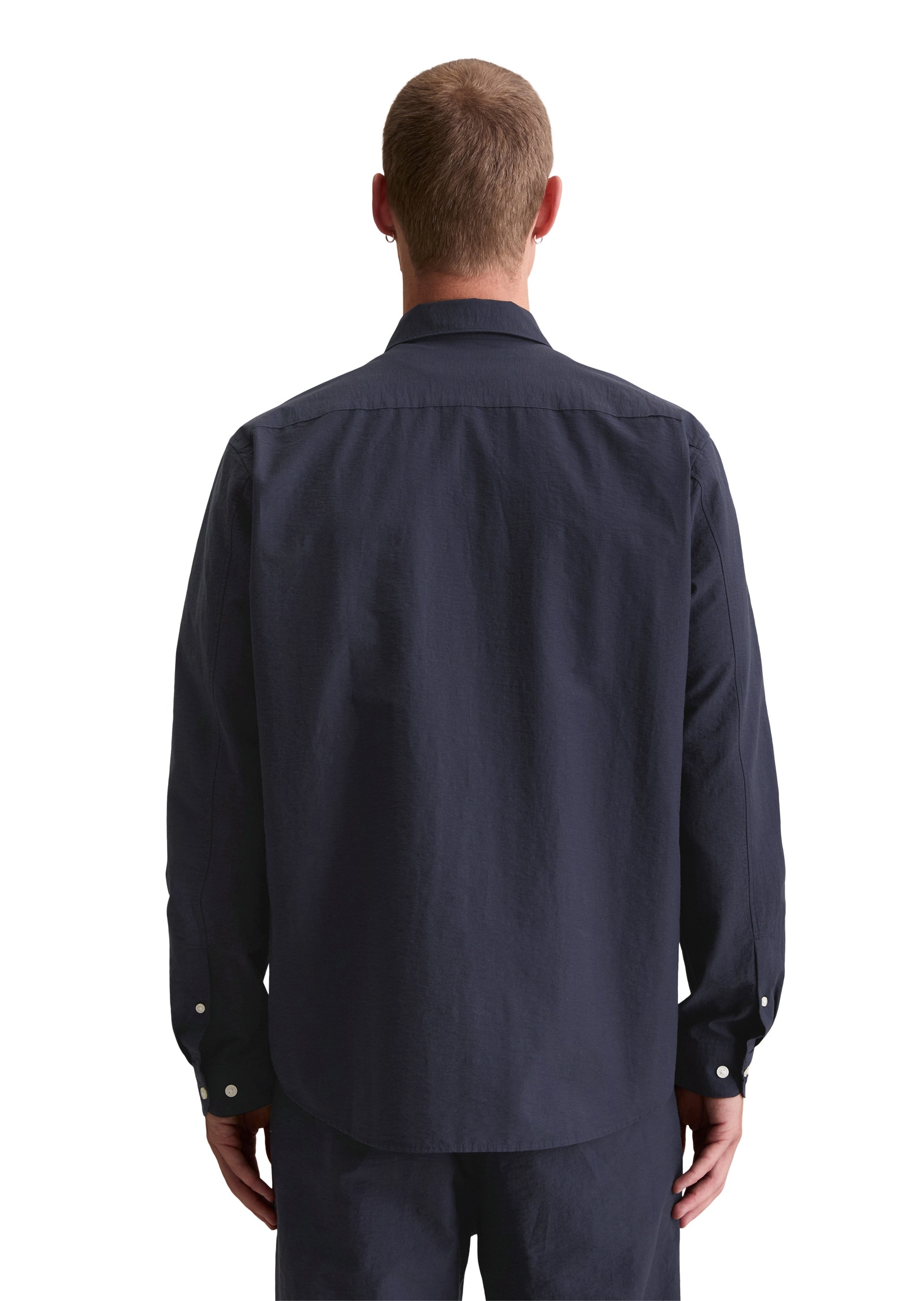 Marc O'Polo DENIM Langarmhemd »mit feiner Crinkle-Struktur«