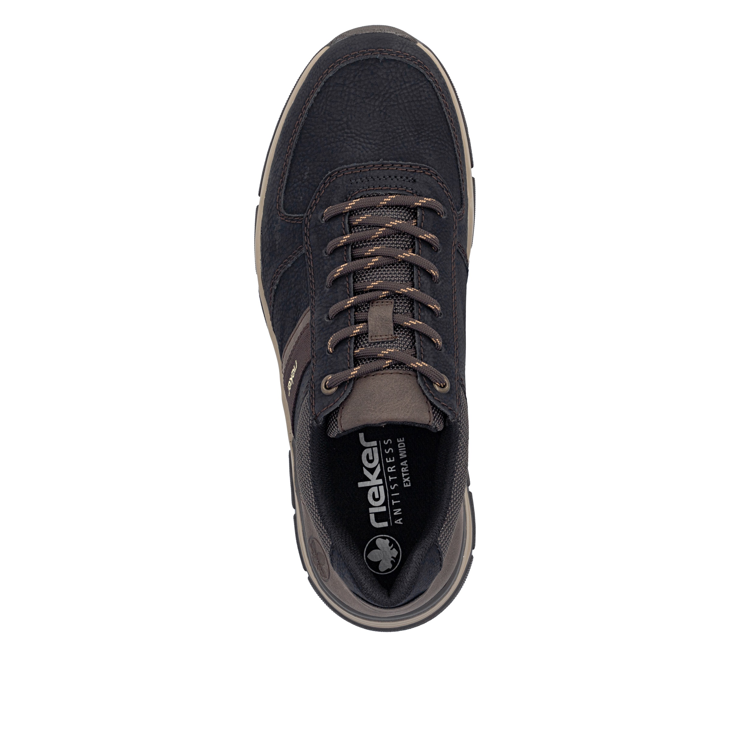 Rieker Sneaker  , Freizeitschuh, Outdoorschuh, Schnürschuh mit gepolstertem Schaftrand