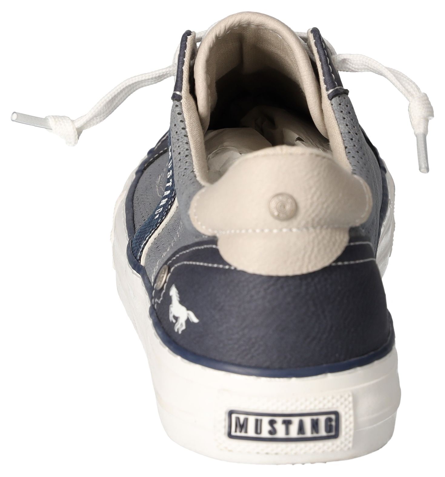 Mustang Shoes Slip-On Sneaker, mit stylischem Seitenstreifen, Freizeitschuh, Halbschuh, Schnürschuh