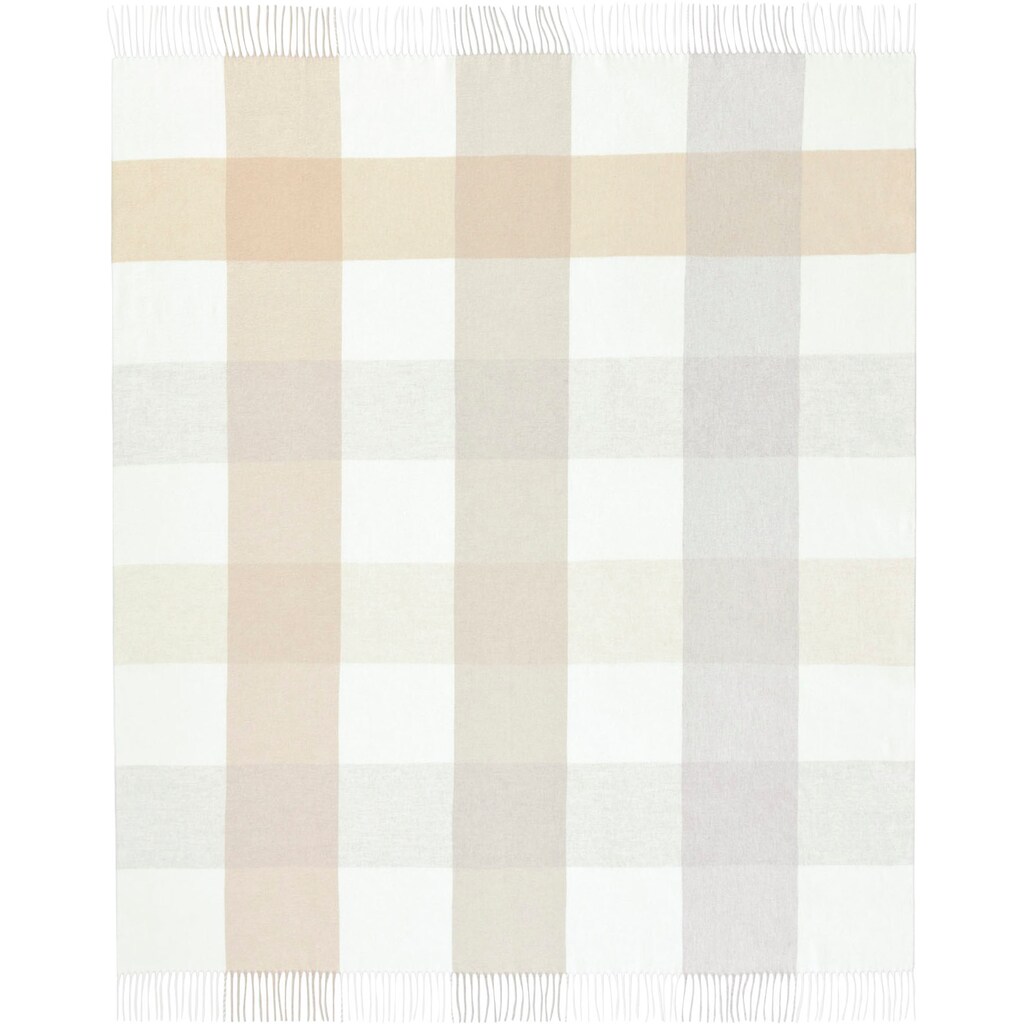 Biederlack Plaid »Plaid Conny«, modernes Karo, Kuscheldecke